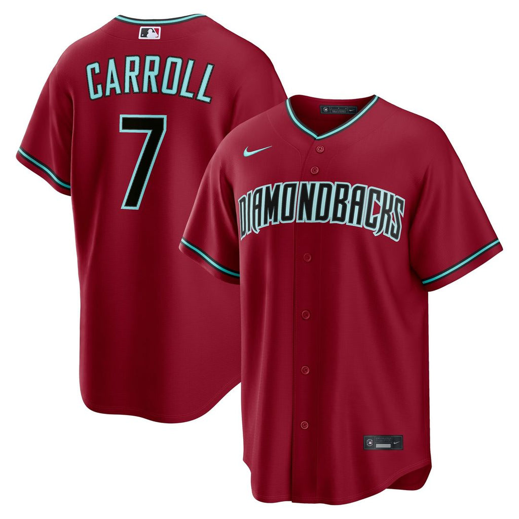 Arizona Diamondbacks Corbin Carroll Nike Alternate Replica Jersey - Black
