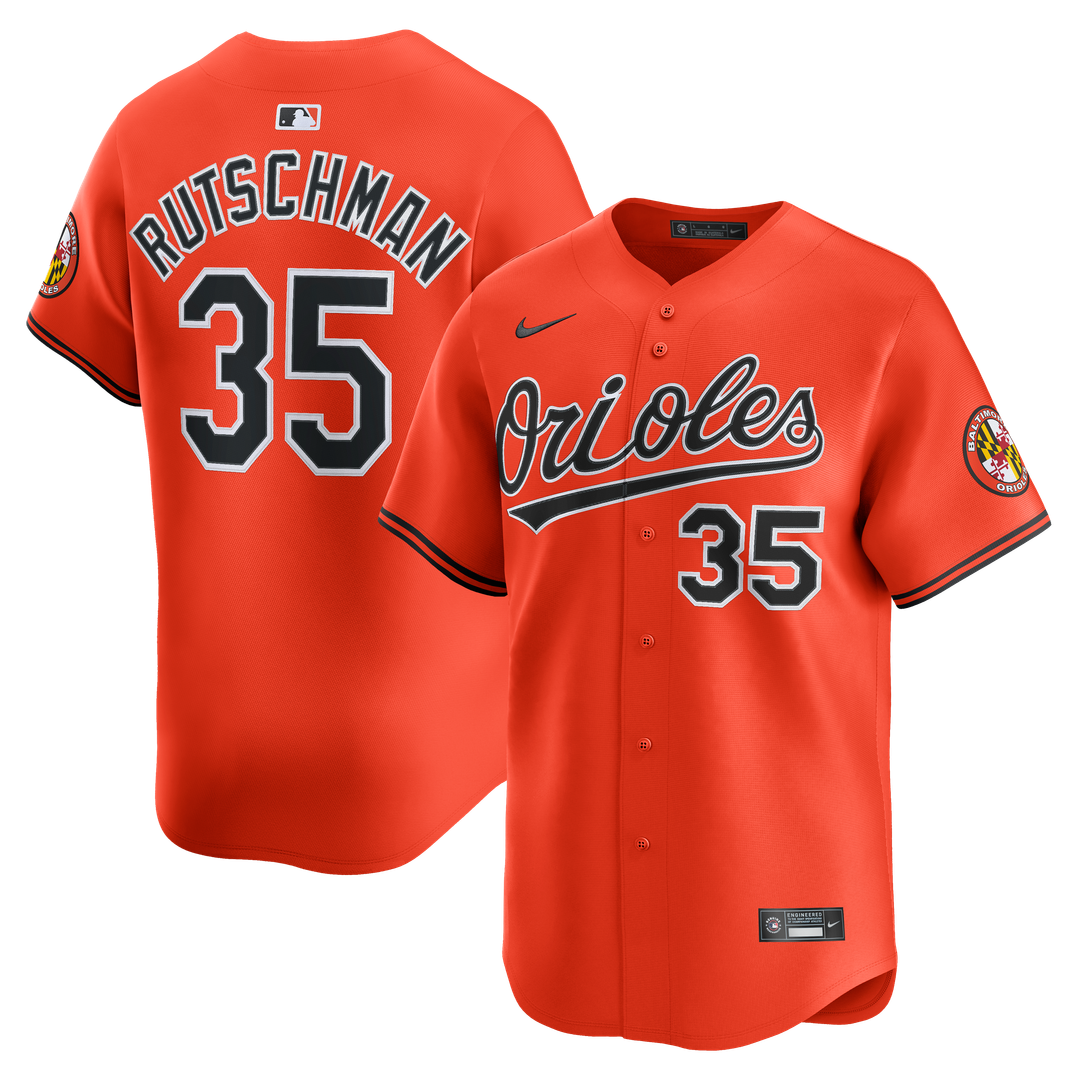 Baltimore Orioles Adley Rutschman Nike 2nd Alternate Limited Jersey - Orange
