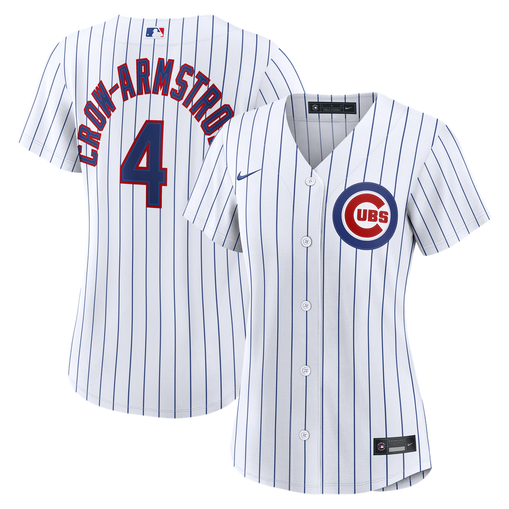 Chicago Cubs Pete Crow - Armstrong Nike Women's Home Replica Jersey - White