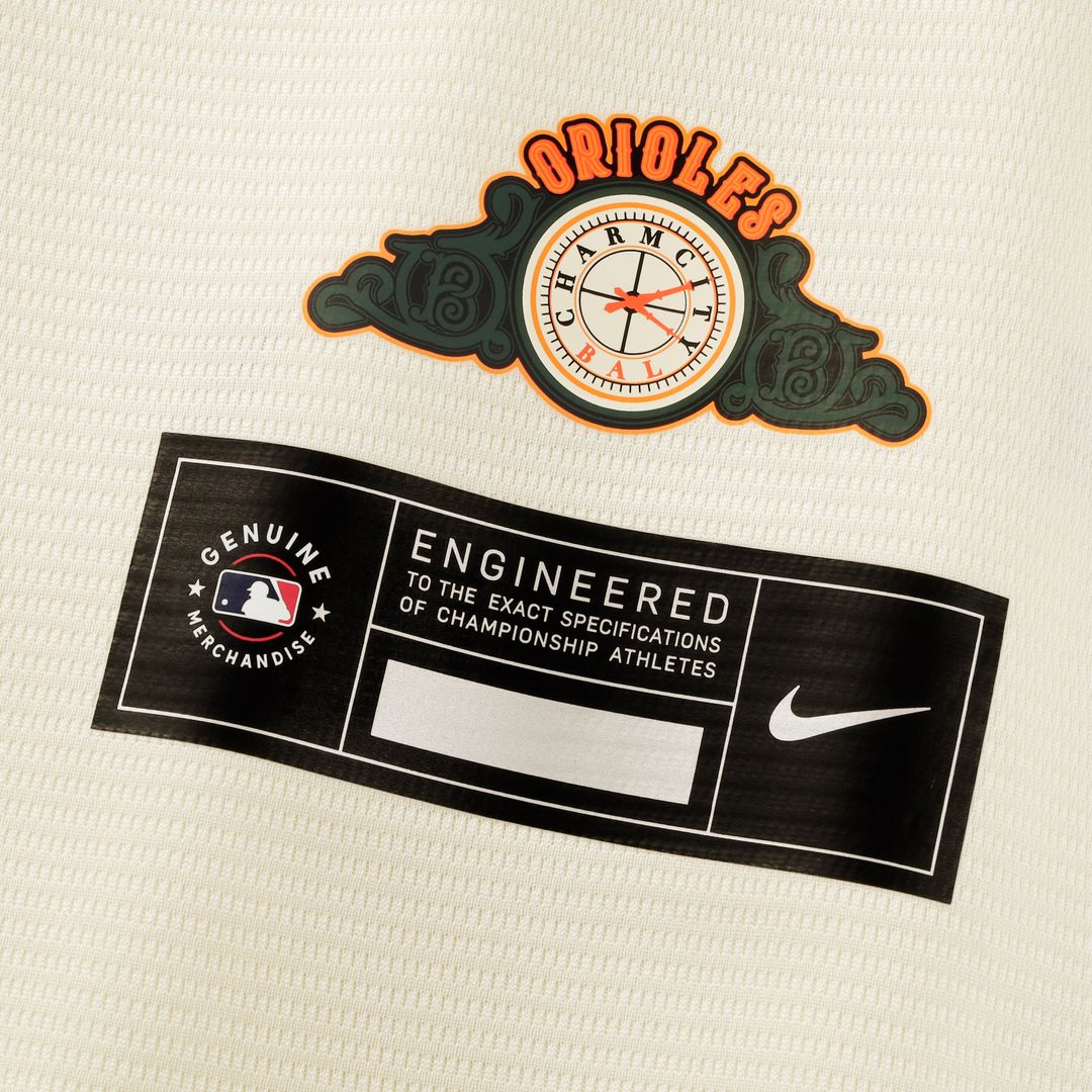 Baltimore Orioles Pete Alonso Nike 2026 City Connect Stadium Jersey - Cream