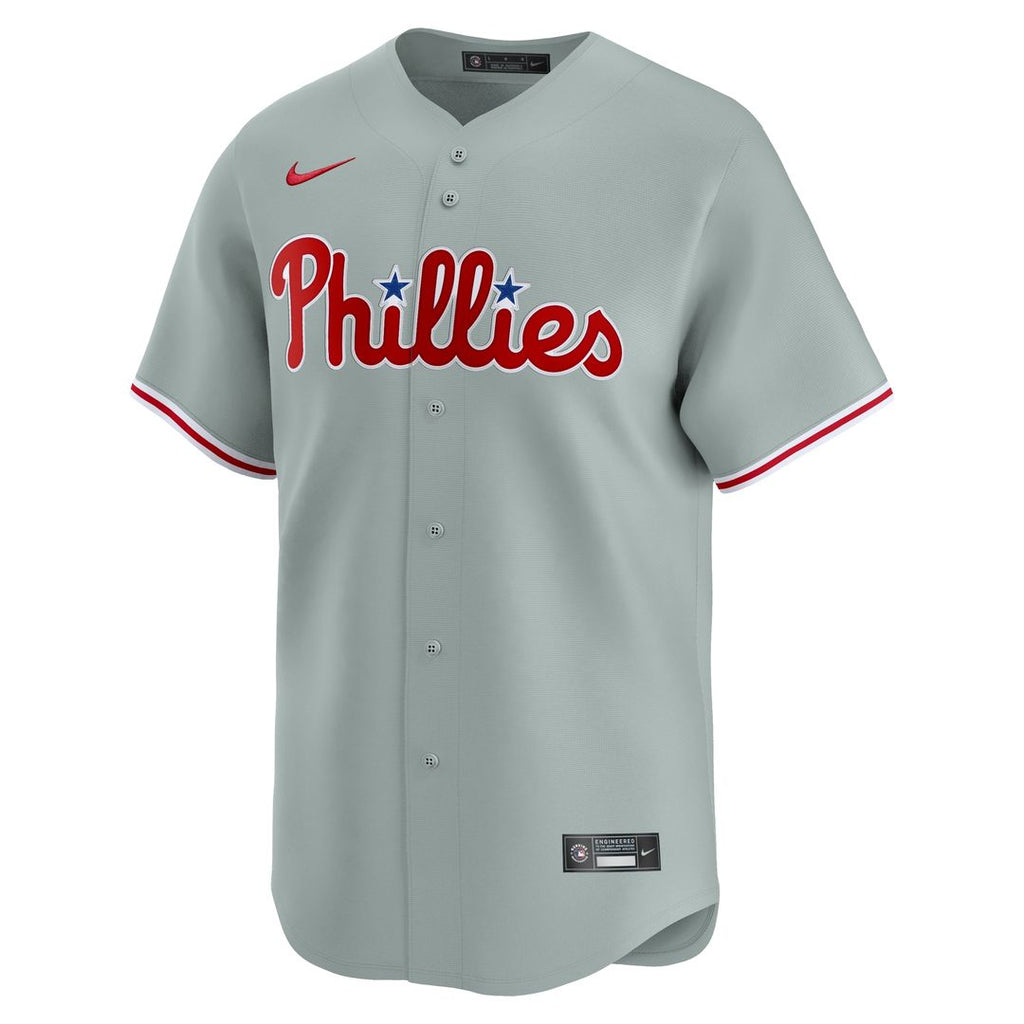 Philadelphia Phillies Bryce Harper Nike Road Limited Jersey - Gray