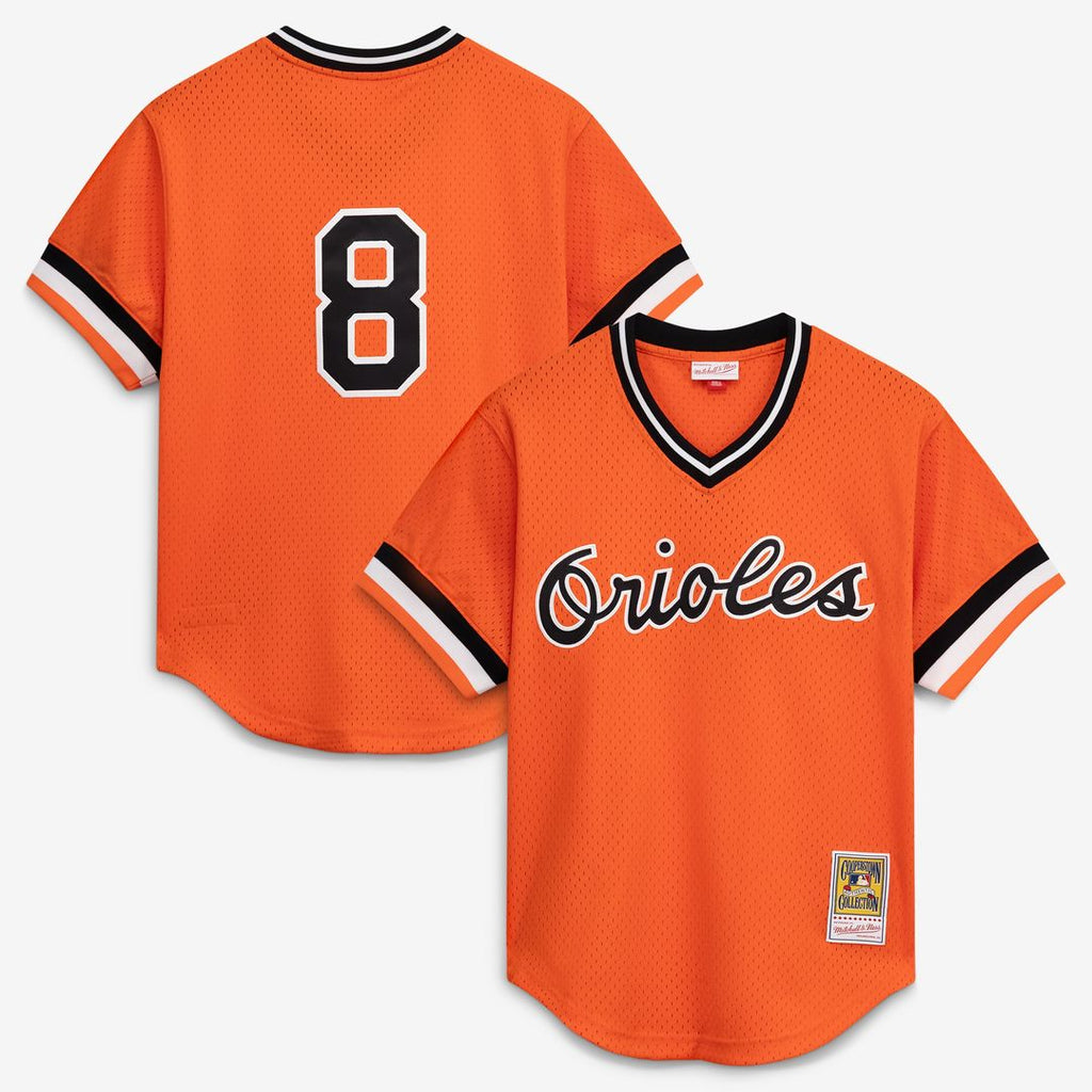 Baltimore Orioles Cal Ripken Jr. Mitchell & Ness Authentic Batting Practice Jersey - White