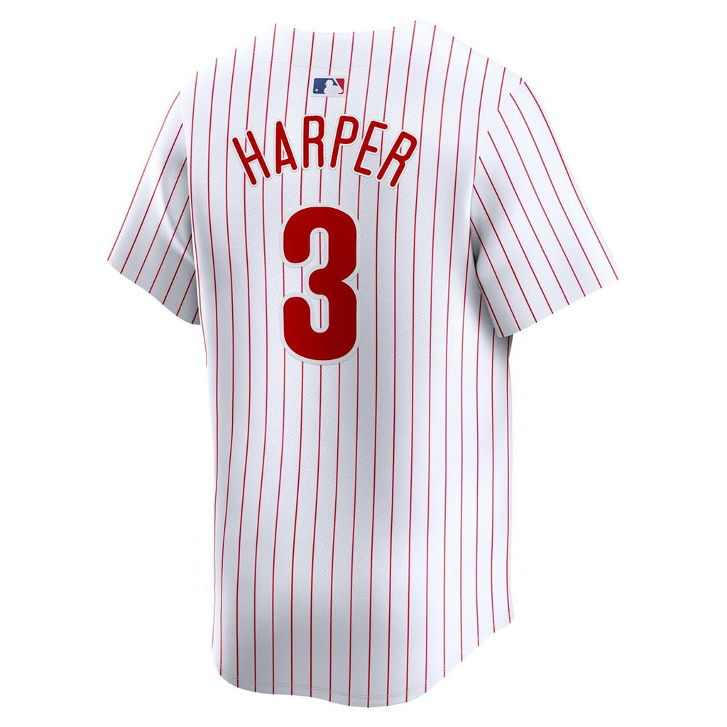 Philadelphia Phillies Bryce Harper Nike Youth Home Limited Jersey - White