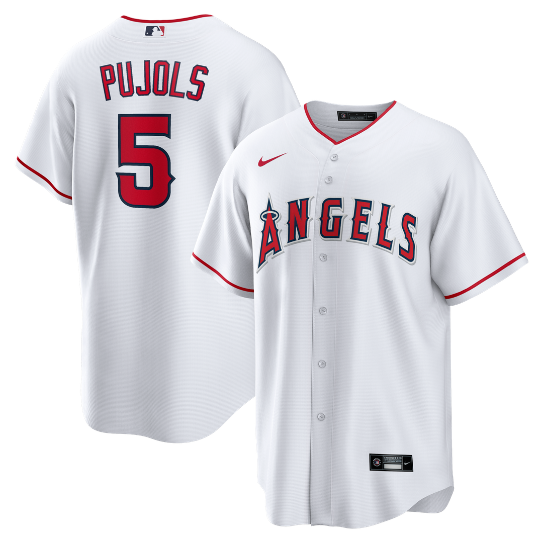 Los Angeles Angels Albert Pujols Nike Home Retired Replica Jersey - White