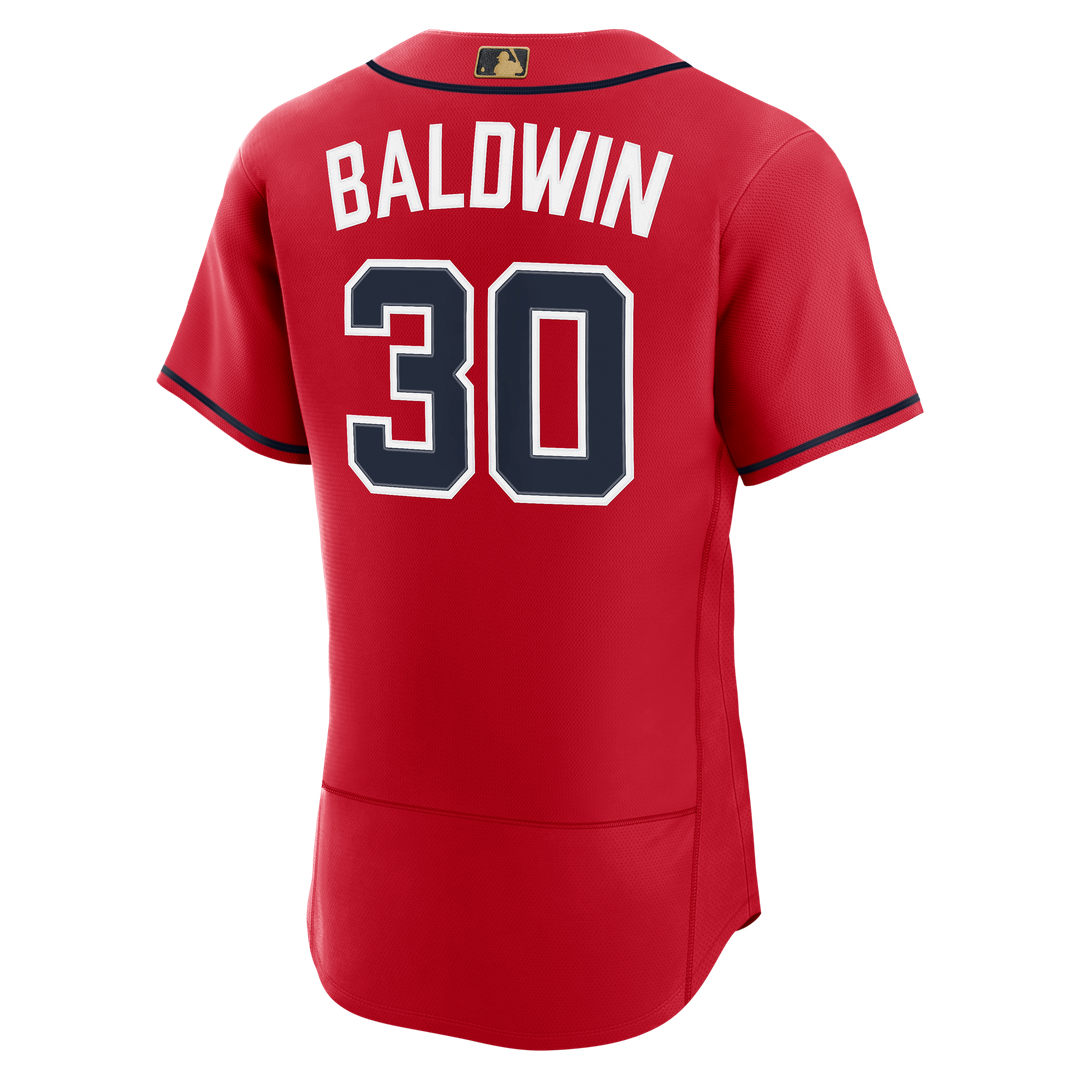Atlanta Braves Drake Baldwin Nike Alternate MLB Awards Authentic Jersey - Navy