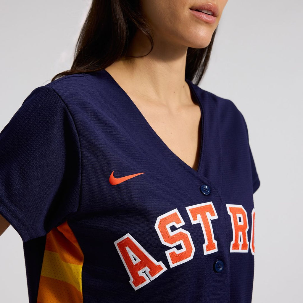 Houston Astros Jose Altuve Nike Women's Alternate Replica Jersey - Navy