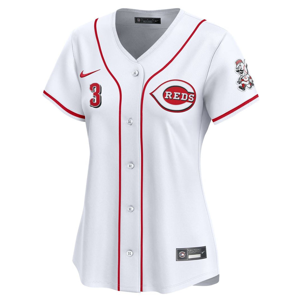 Cincinnati Reds Ke'Bryan Hayes Nike Women's Home Limited Jersey - White