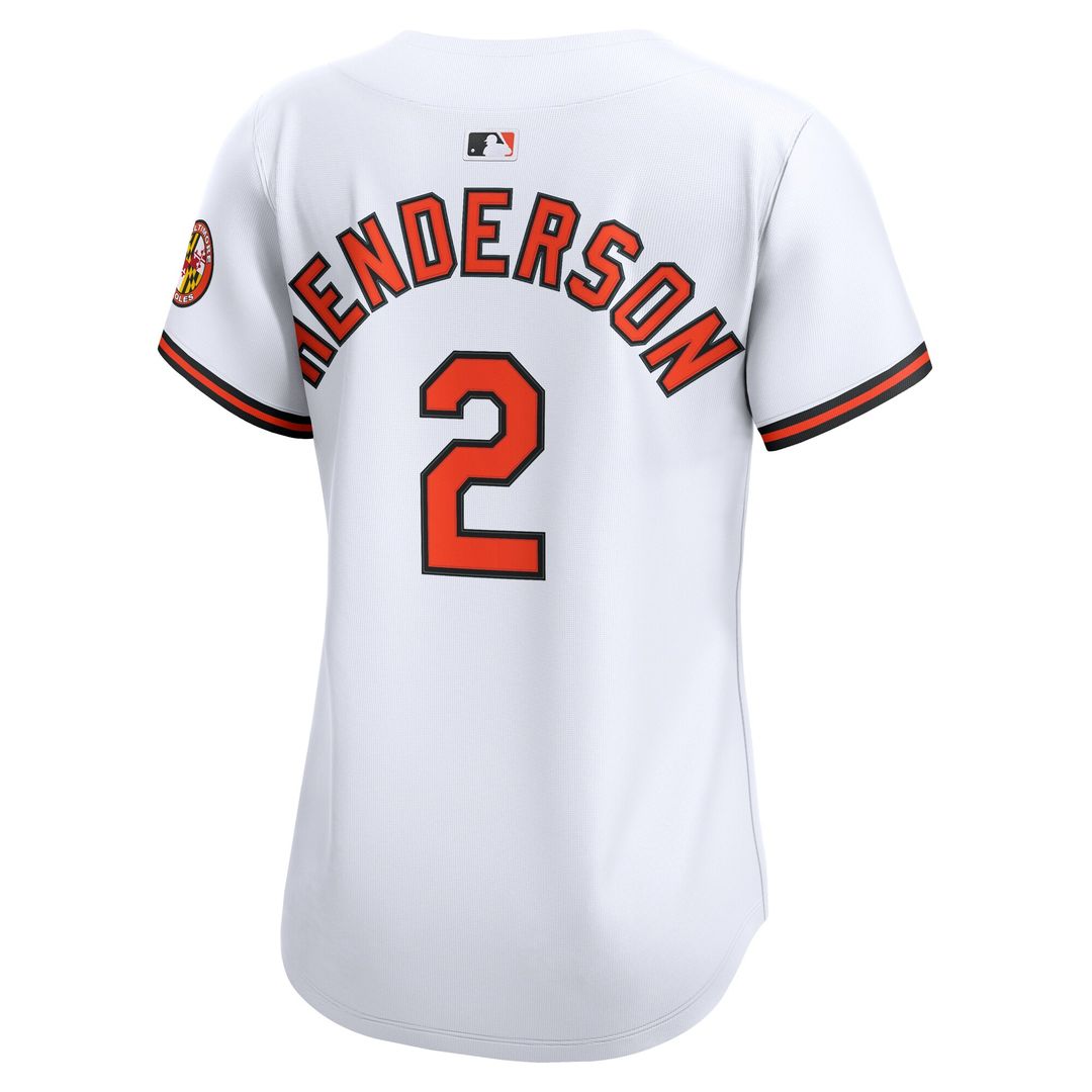 Baltimore Orioles Gunnar Henderson Nike Women's Home Limited Jersey - White