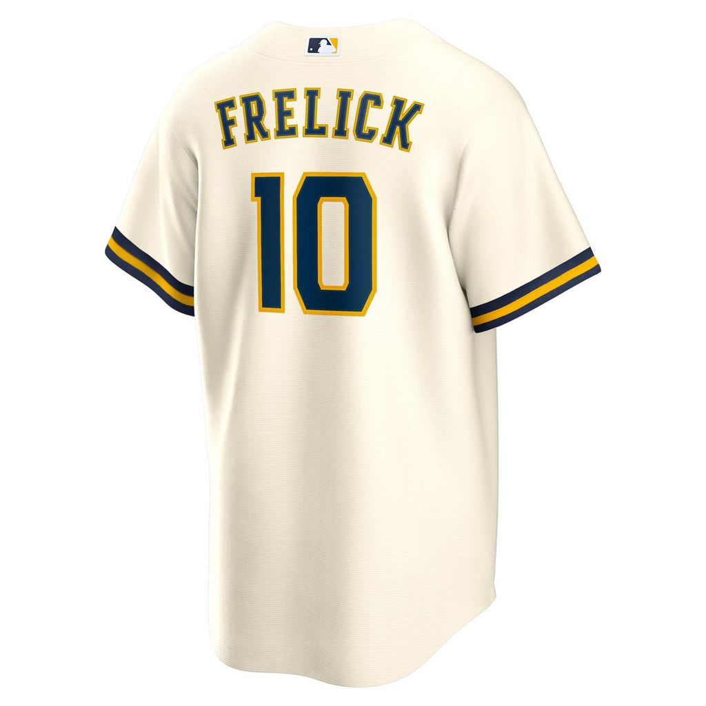 Milwaukee Brewers Sal Frelick Nike Home Replica Jersey - Cream