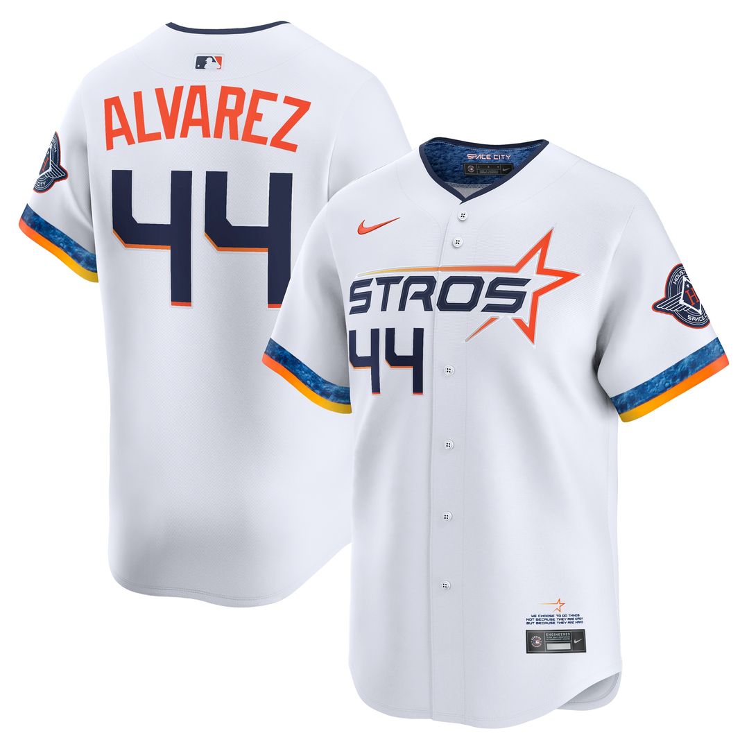 Houston Astros Yordan Alvarez Nike 2025 City Connect Limited Jersey - White