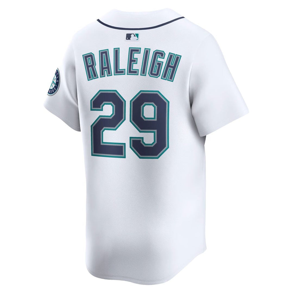 Seattle Mariners Cal Raleigh Nike Home Limited Jersey - White