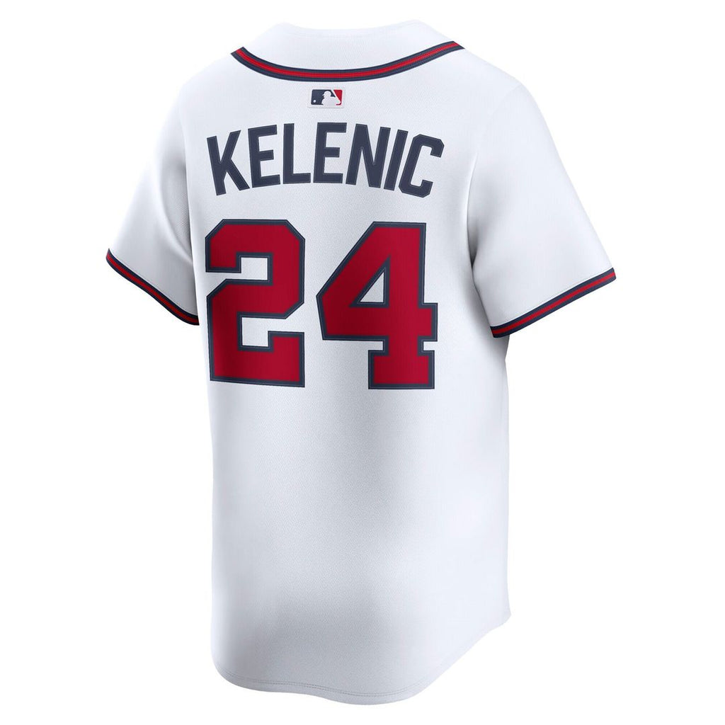 Atlanta Braves Jarred Kelenic Nike Home Limited Jersey - White