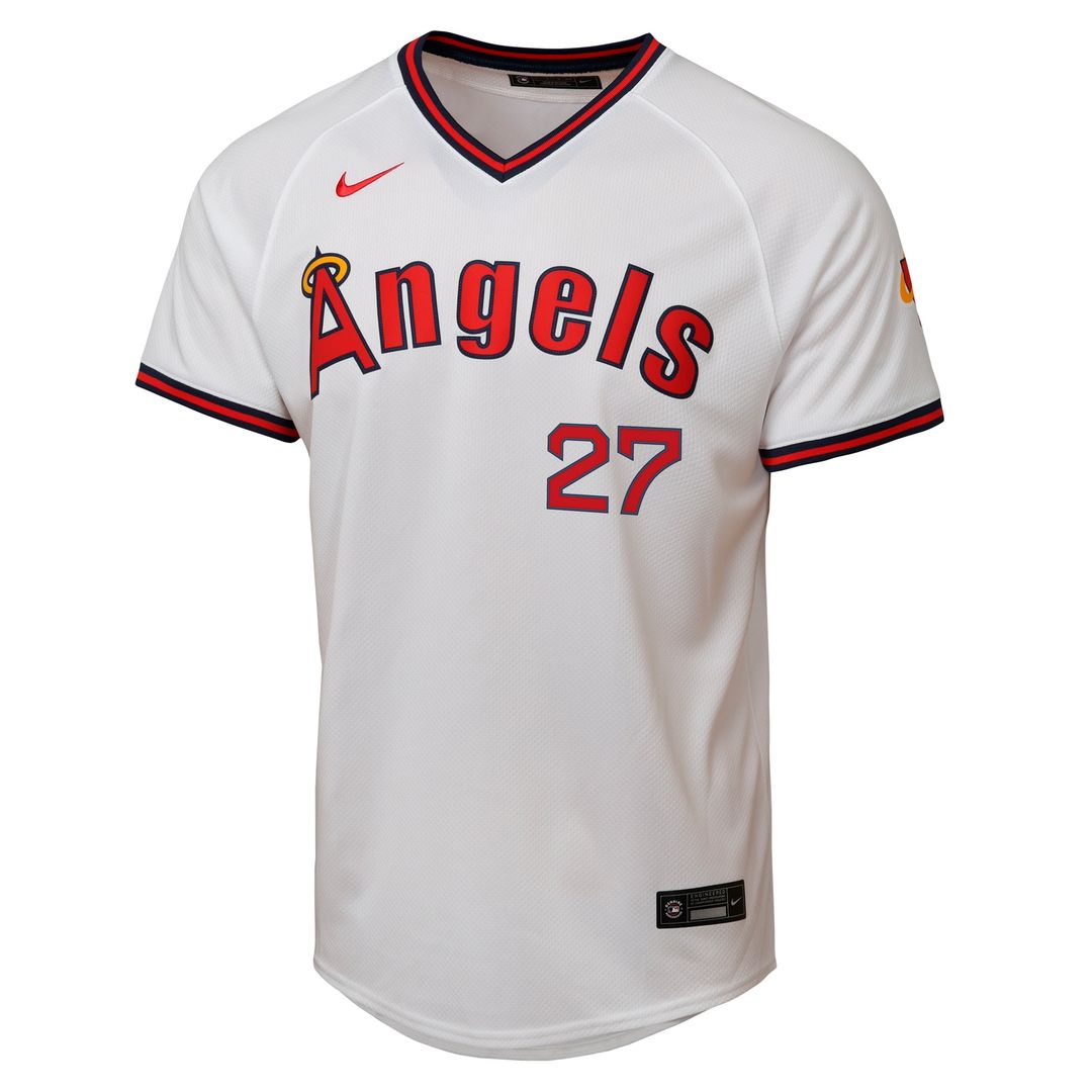 Los Angeles Angels Mike Trout Nike Youth Alternate 2 Limited Jersey - White