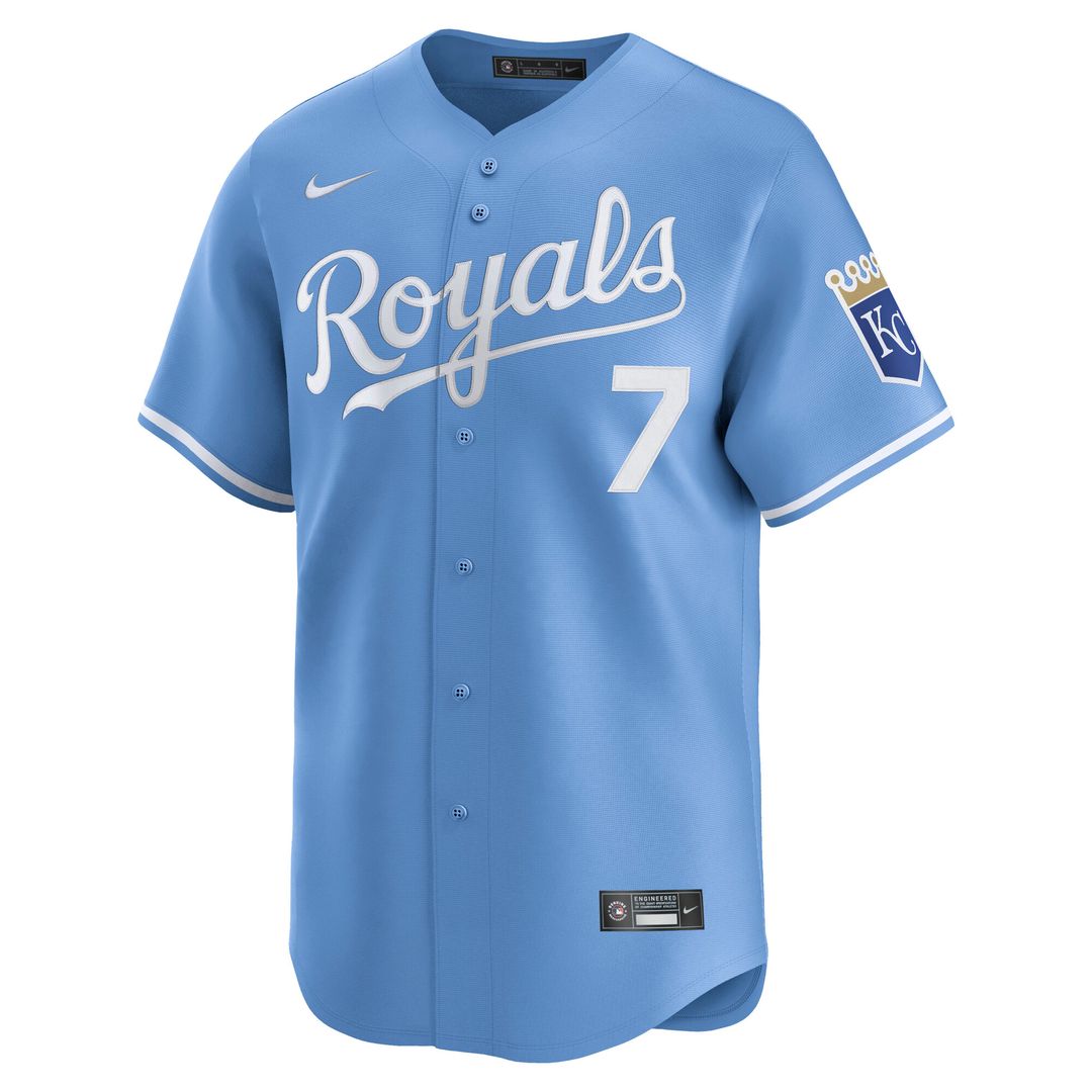 Kansas City Royals Bobby Witt Jr. Nike Home Limited Jersey - White