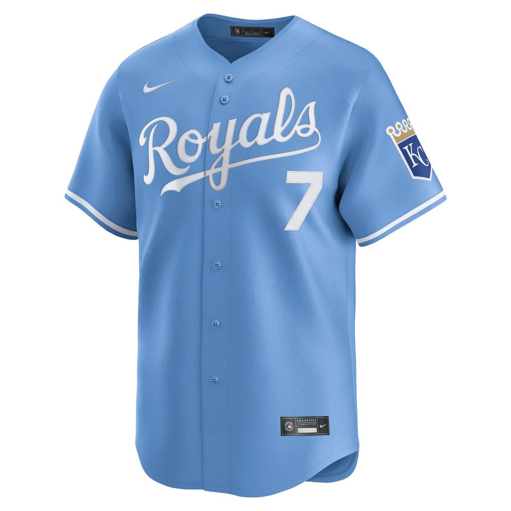 Kansas City Royals Bobby Witt Jr. Nike Alternate Limited Jersey - Light Blue