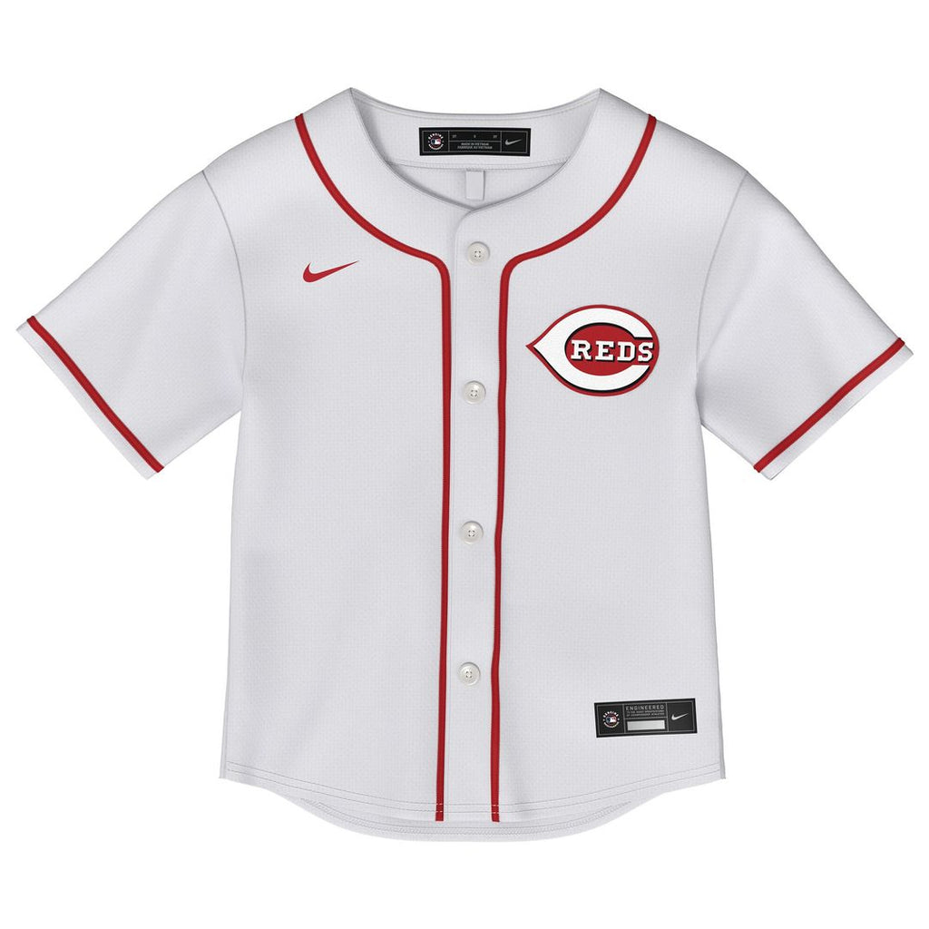Cincinnati Reds Elly De La Cruz Nike Toddler Home Replica Jersey - White