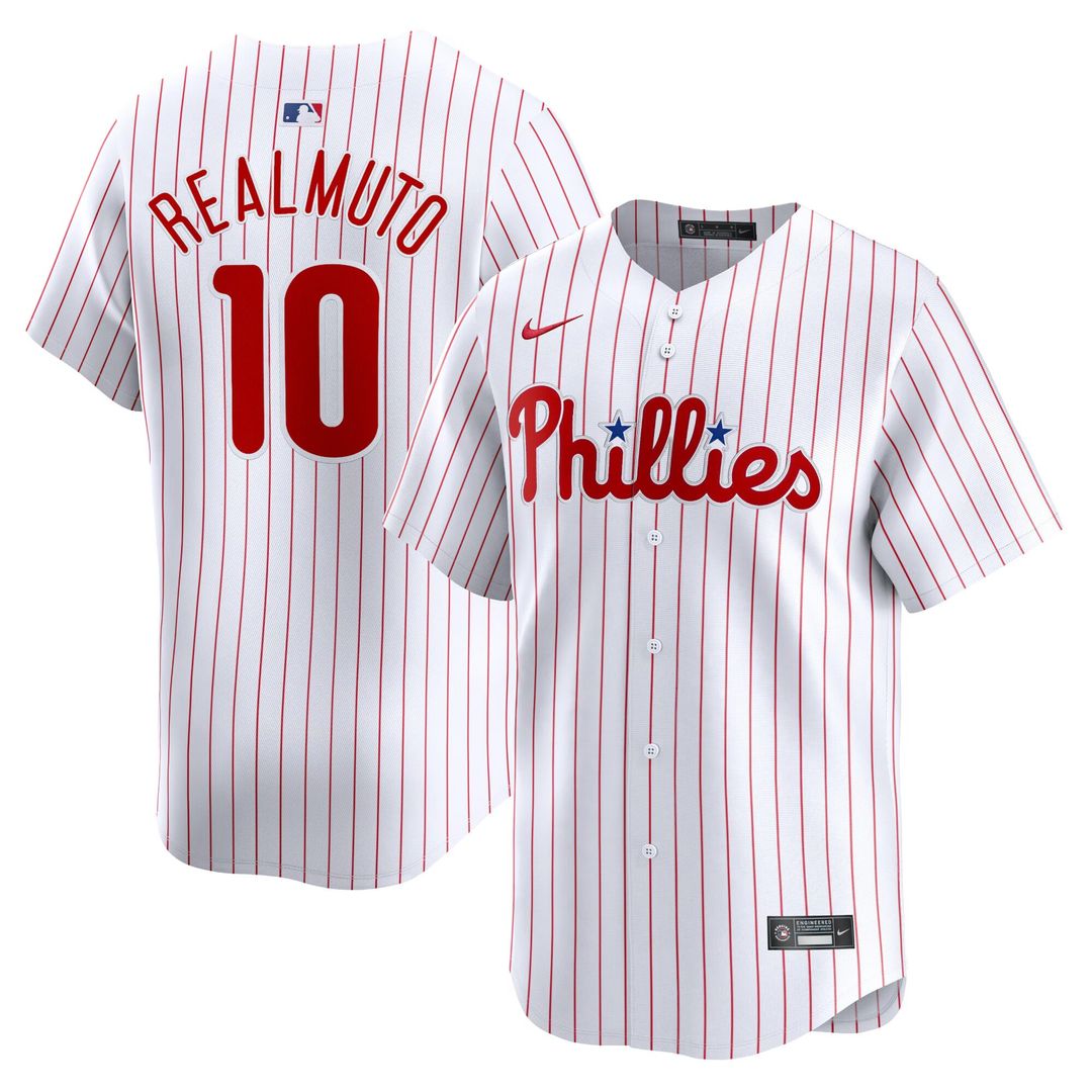 Philadelphia Phillies J.T. Realmuto Nike Home Limited Jersey - White