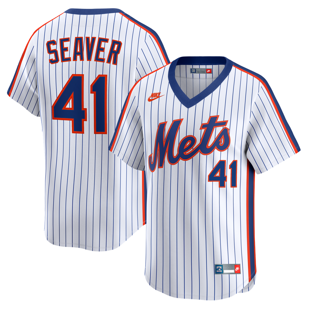 New York Mets Tom Seaver Nike Cooperstown Limited Jersey - White