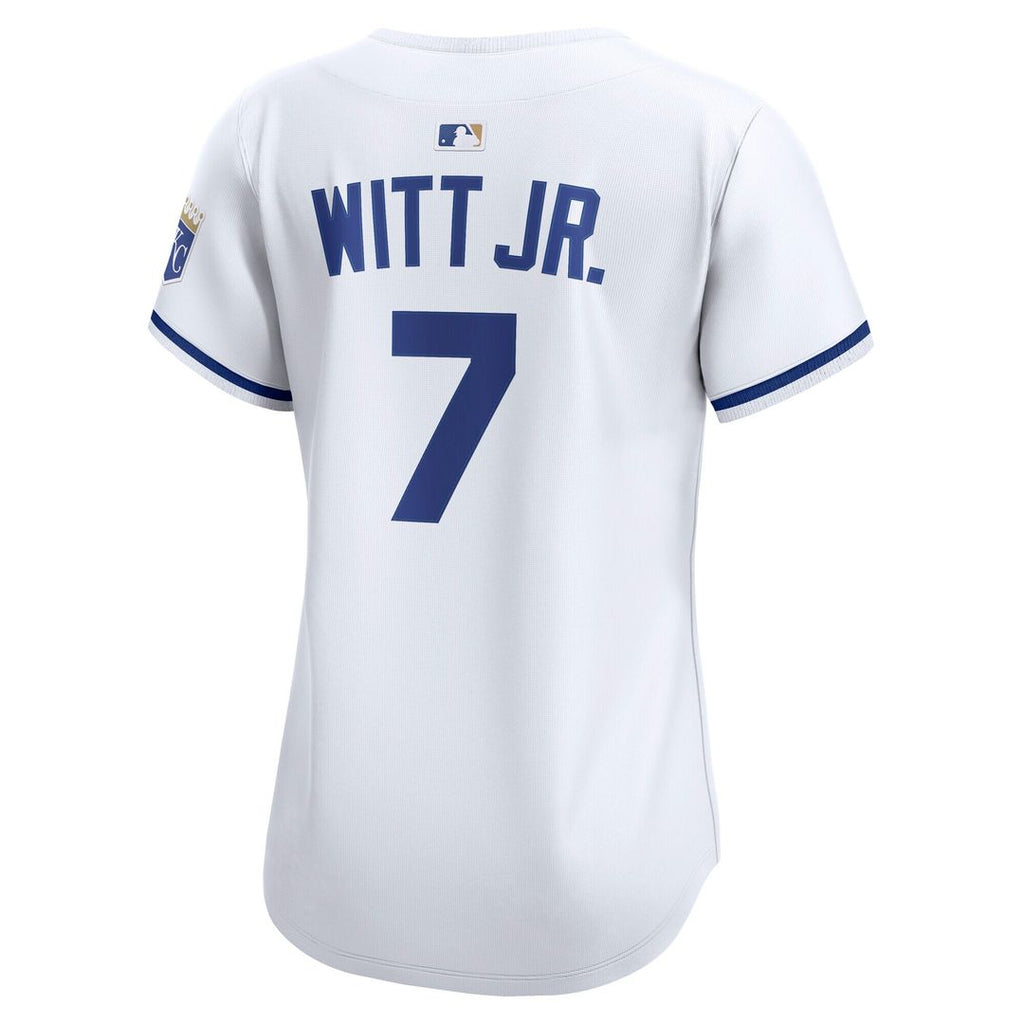 Kansas City Royals Bobby Witt Jr. Nike Women's Home Limited Jersey - White