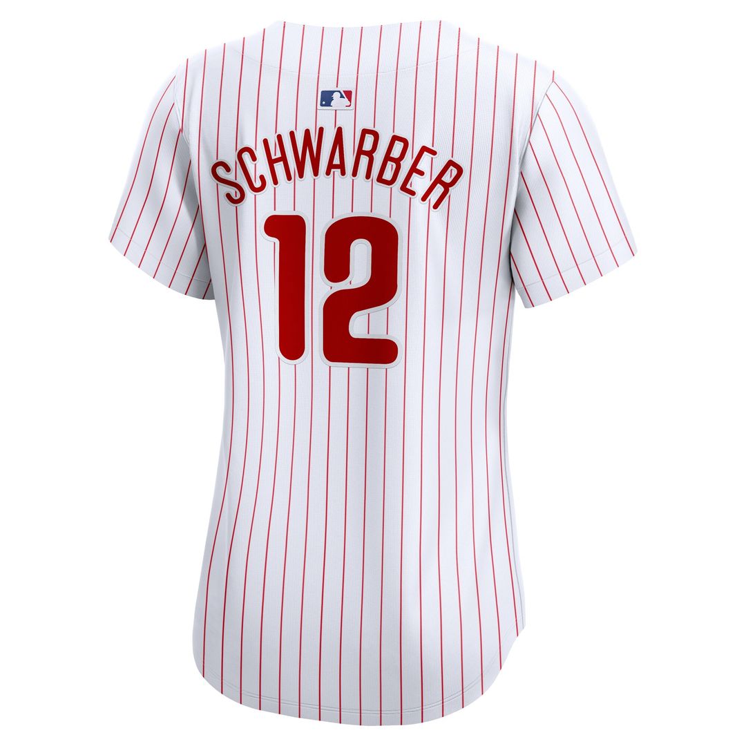 Philadelphia Phillies Kyle Schwarber Nike Women's Home Limited Jersey - White