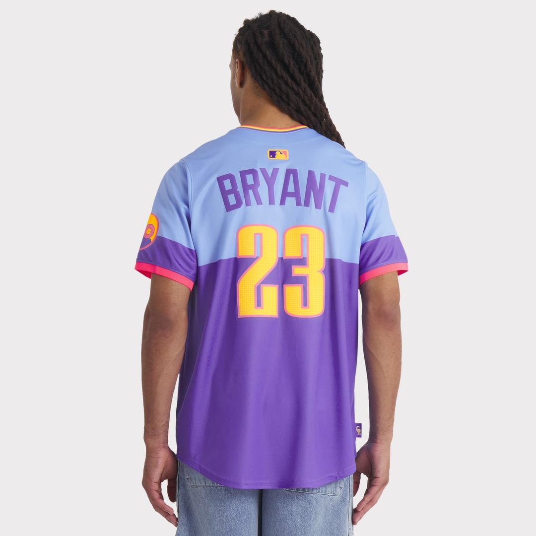 Colorado Rockies Kris Bryant Nike 2025 City Connect Limited Jersey - Purple/Light Blue