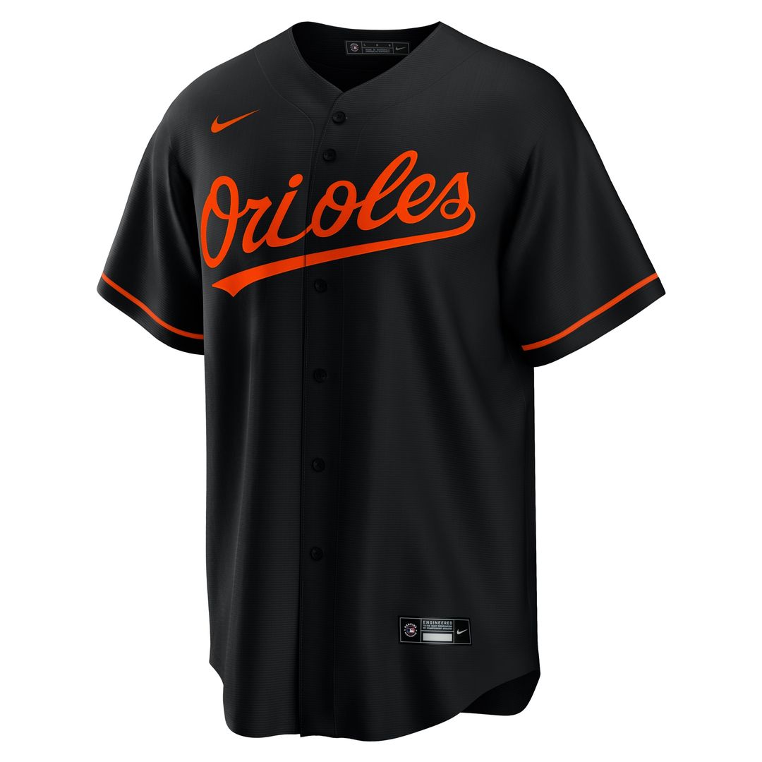 Baltimore Orioles Adley Rutschman Nike Alternate Replica Jersey - Black