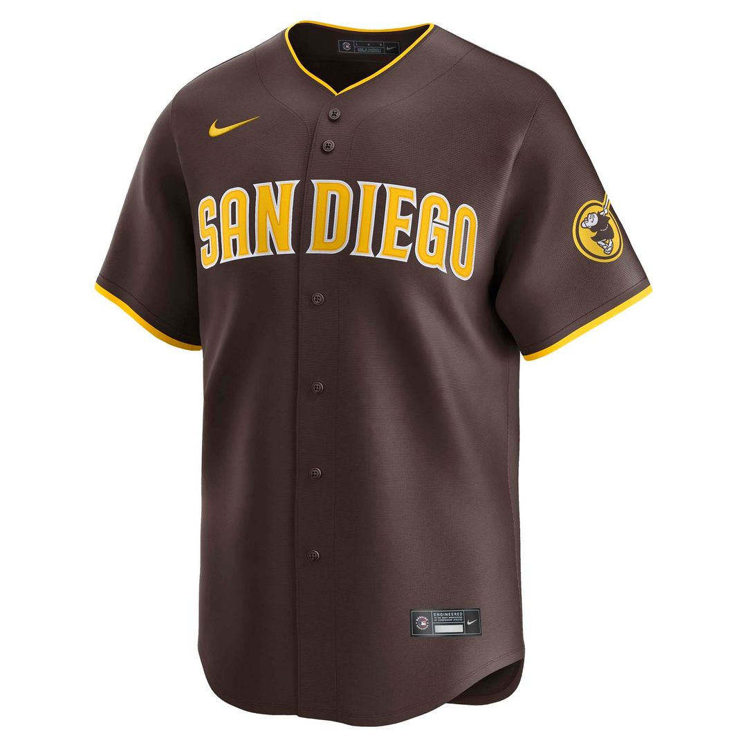 San Diego Padres Jackson Merrill Nike Home Limited Jersey - White