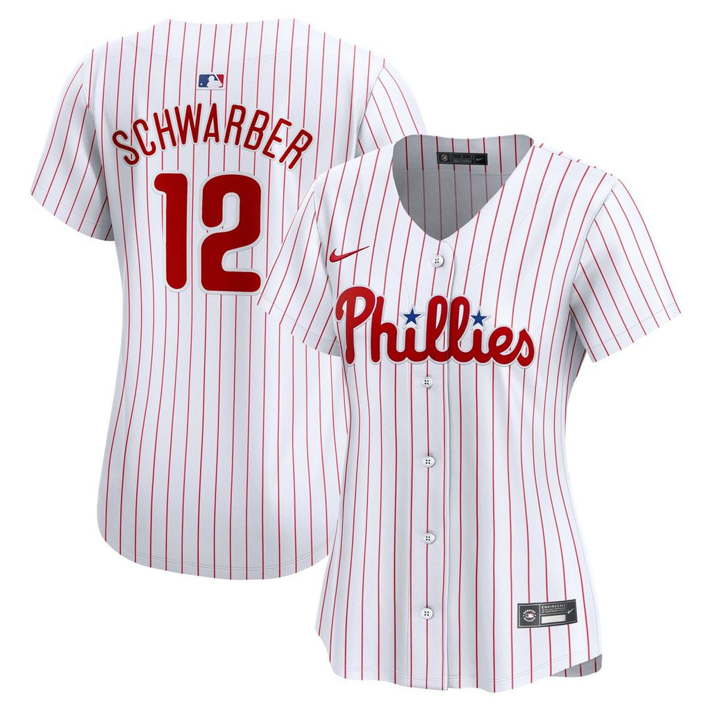 Philadelphia Phillies Kyle Schwarber Nike Women's Home Limited Jersey - White