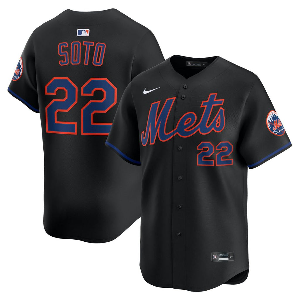 New York Mets Juan Soto Nike Road Limited Jersey - Gray