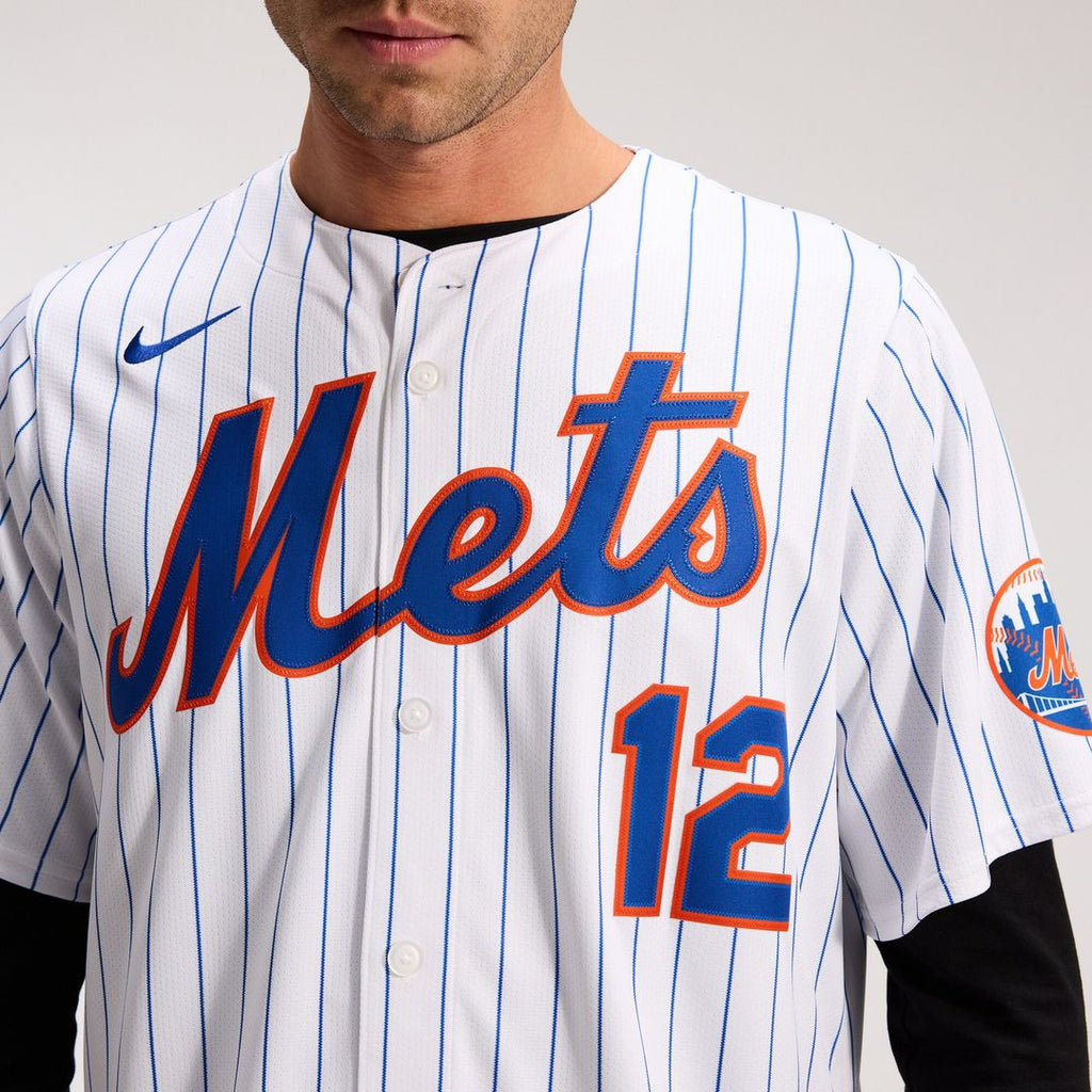 New York Mets Francisco Lindor Nike Road Limited Jersey - Gray