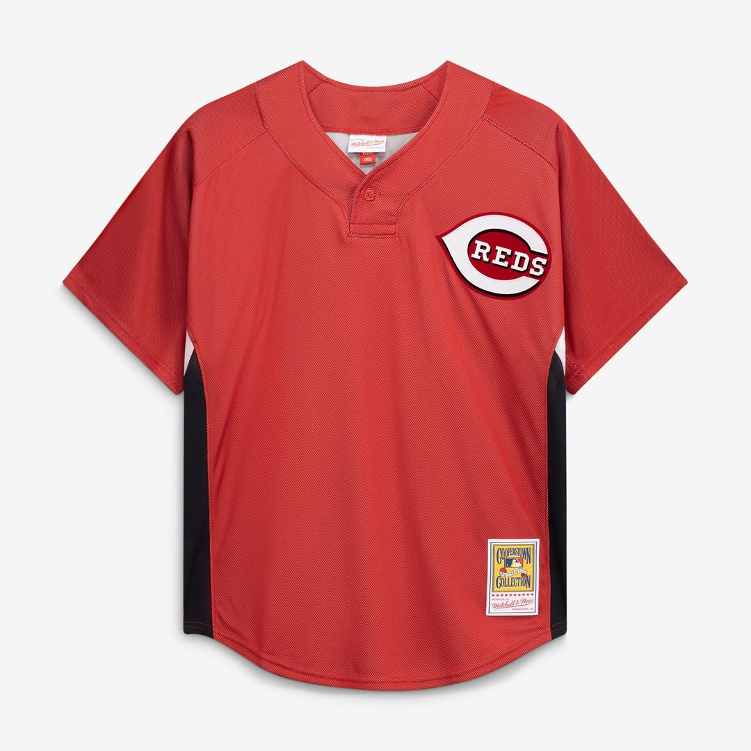 Cincinnati Reds Ken Griffey Jr. Mitchell & Ness Authentic Batting Practice Jersey - Red