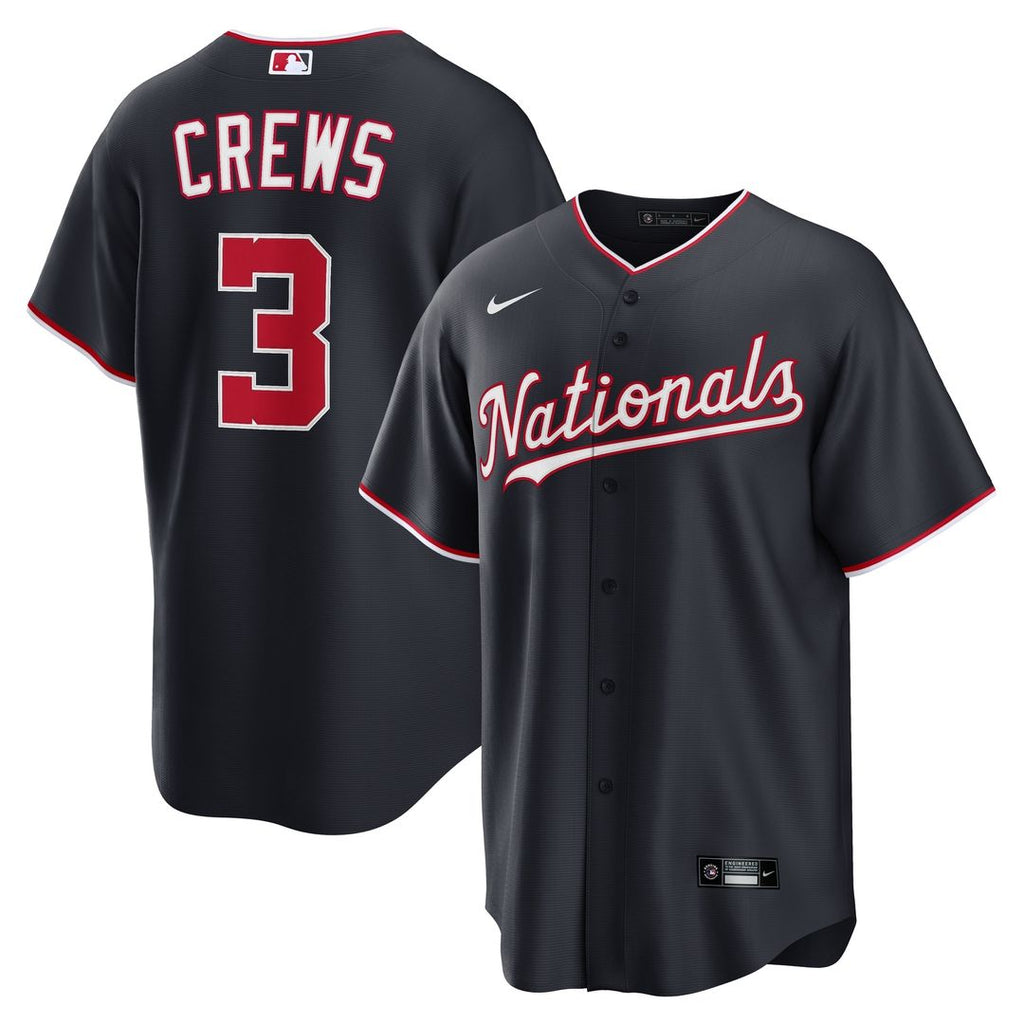 Washington Nationals Dylan Crews Nike Home Replica Jersey - White
