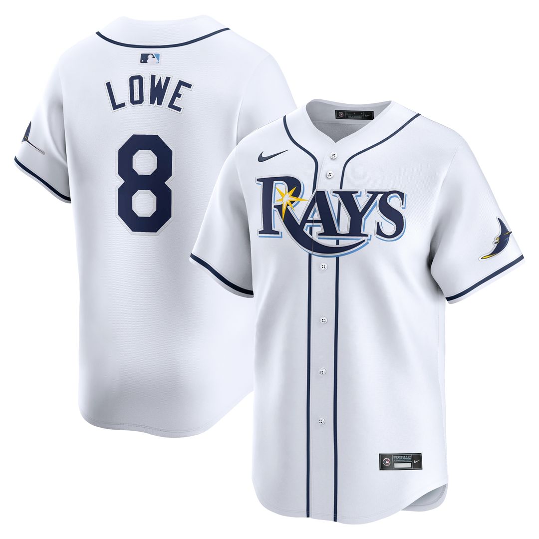 Tampa Bay Rays Brandon Lowe Nike Home Limited Jersey - White