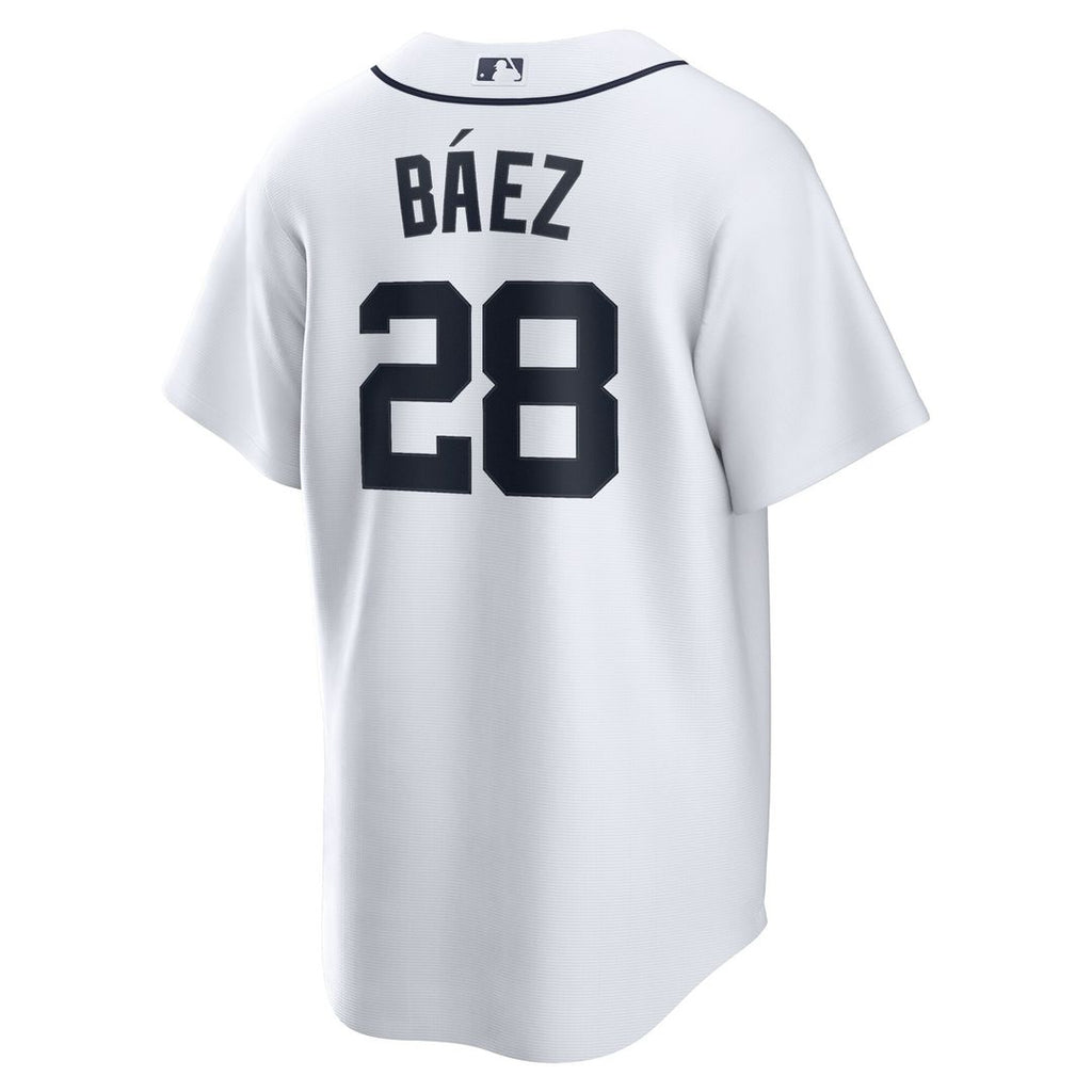 Detroit Tigers Javier Baez Nike Home Replica Jersey - White