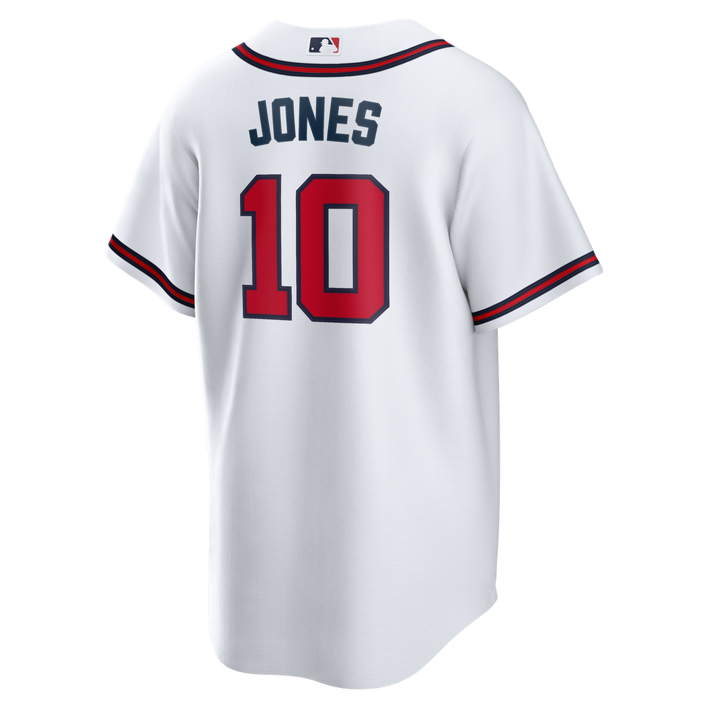 Atlanta Braves Chipper Jones Nike Home Retired Replica Jersey - White