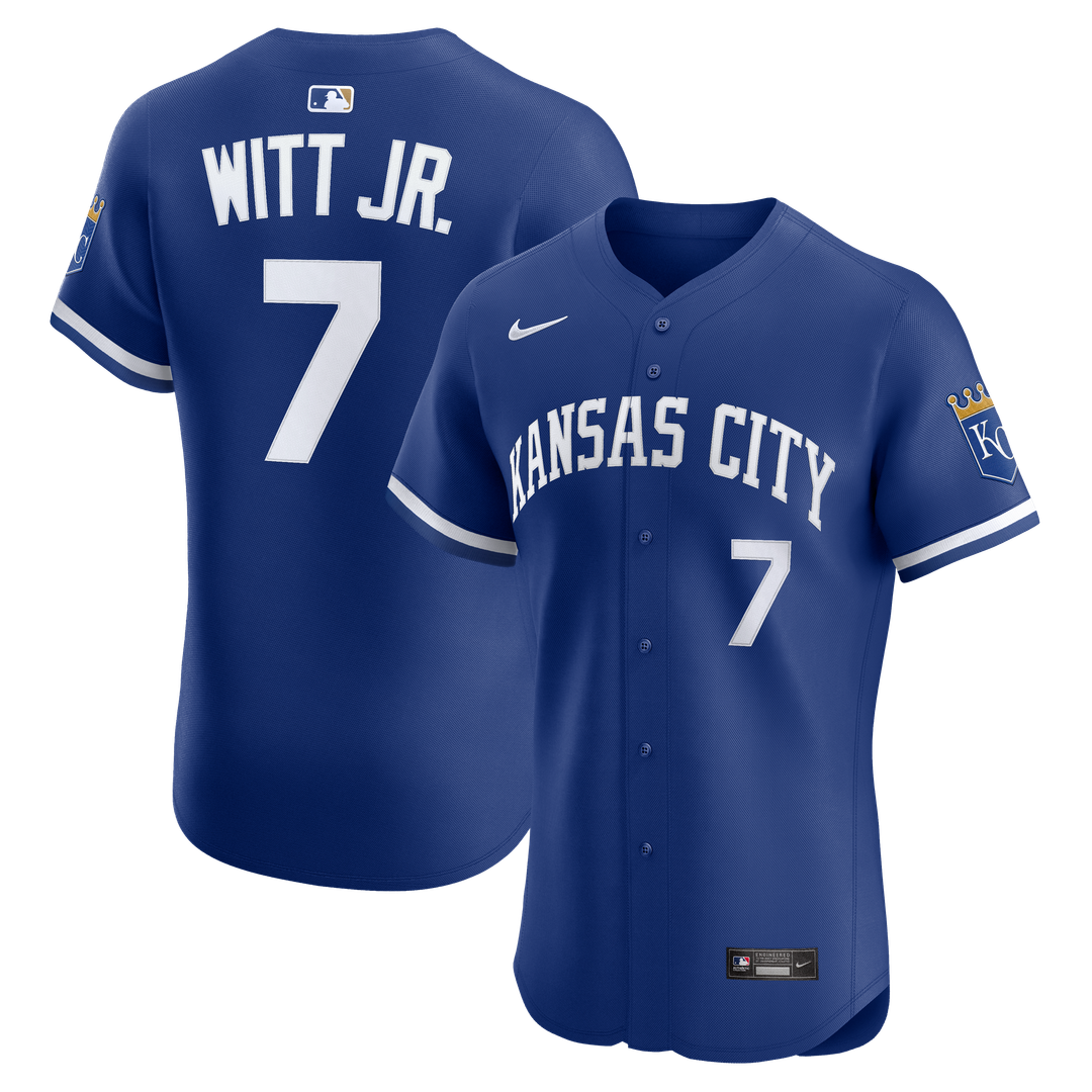 Kansas City Royals Bobby Witt Jr. Nike Home ElitePlayer Jersey - White