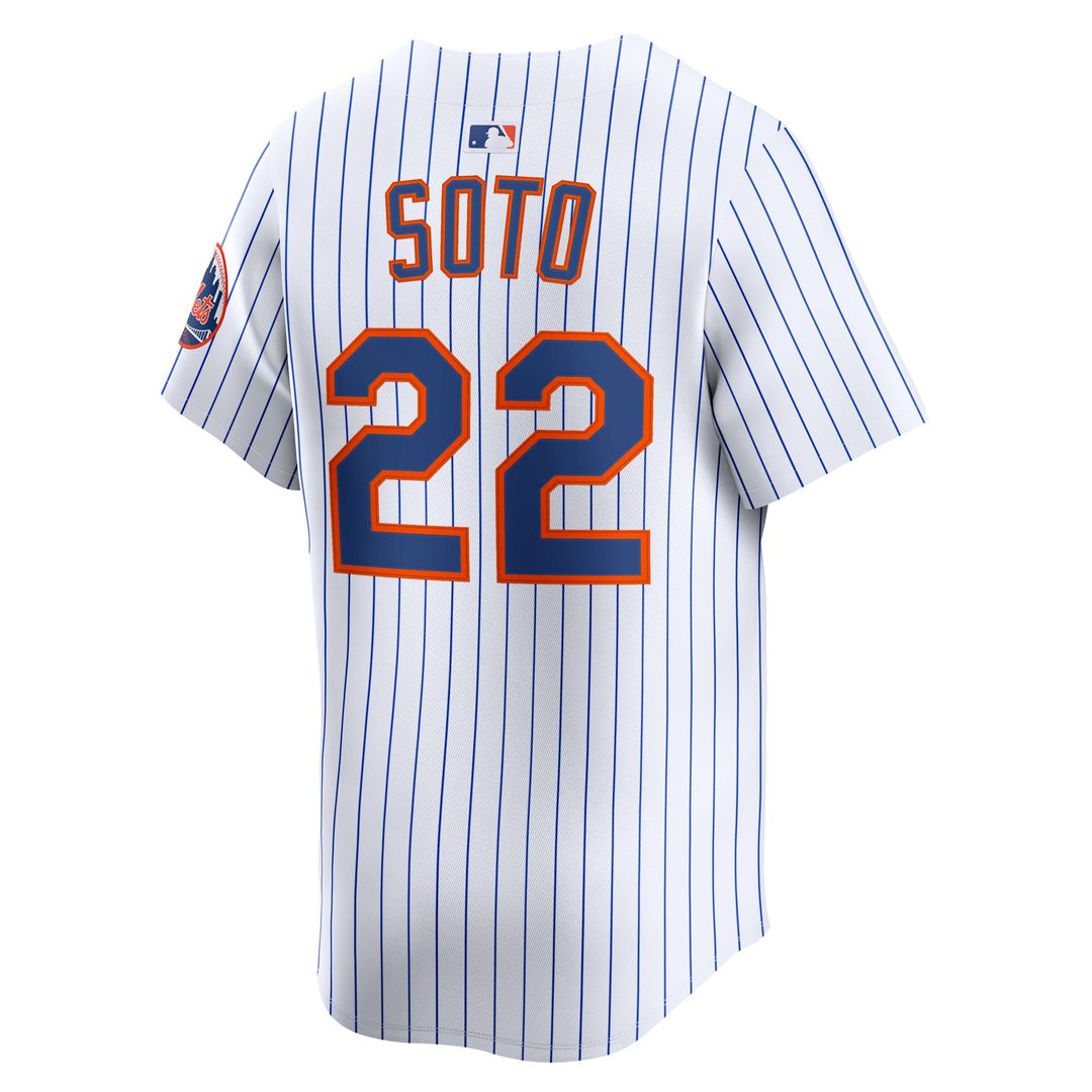 New York Mets Juan Soto Nike Road Limited Jersey - Gray
