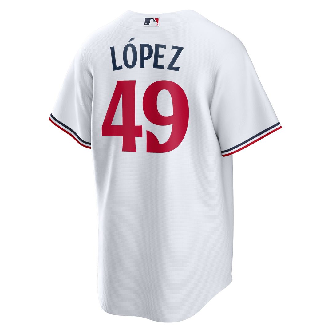 Minnesota Twins Pablo López Nike Home Replica Jersey - White