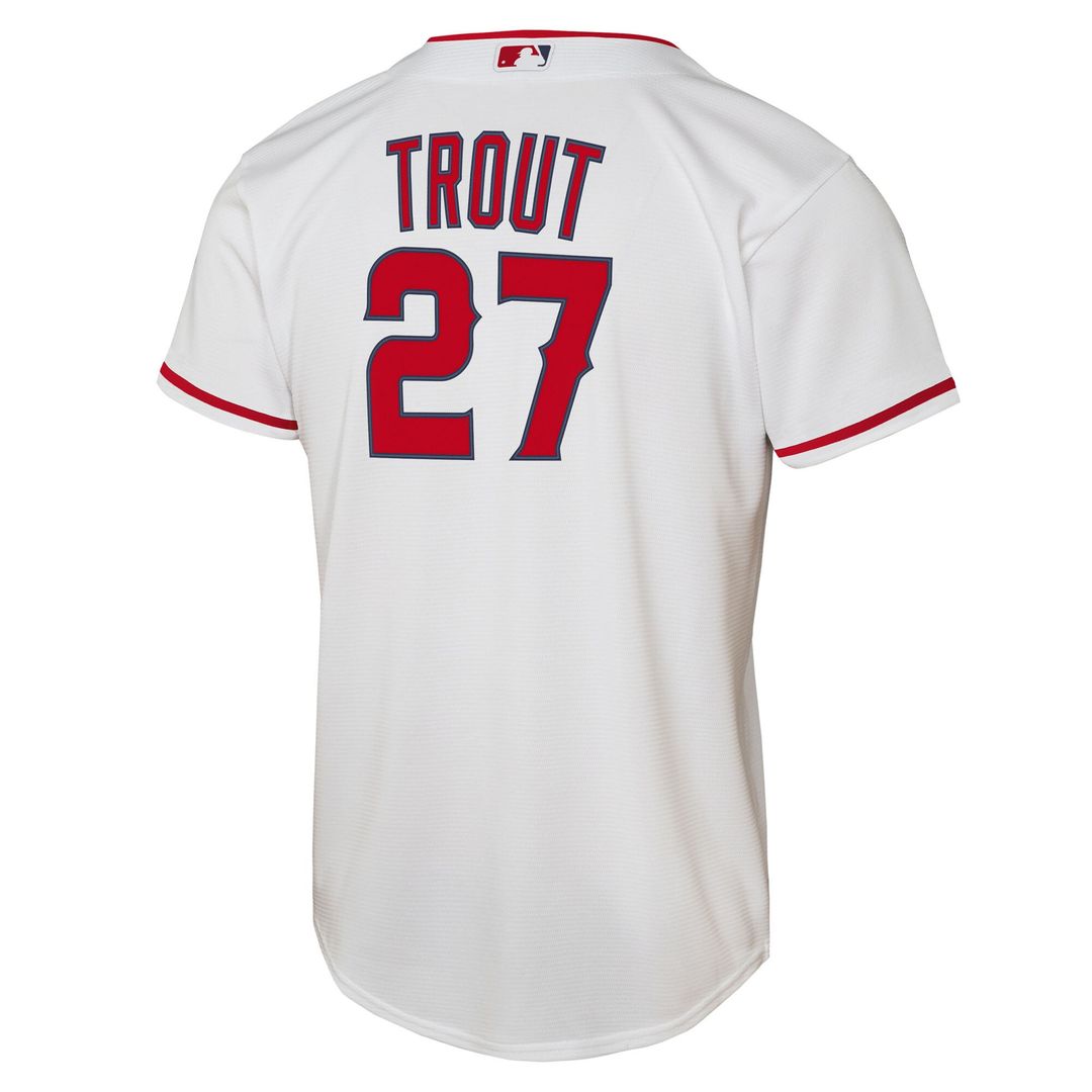 Los Angeles Angels Mike Trout Nike Youth Home Replica Jersey - White