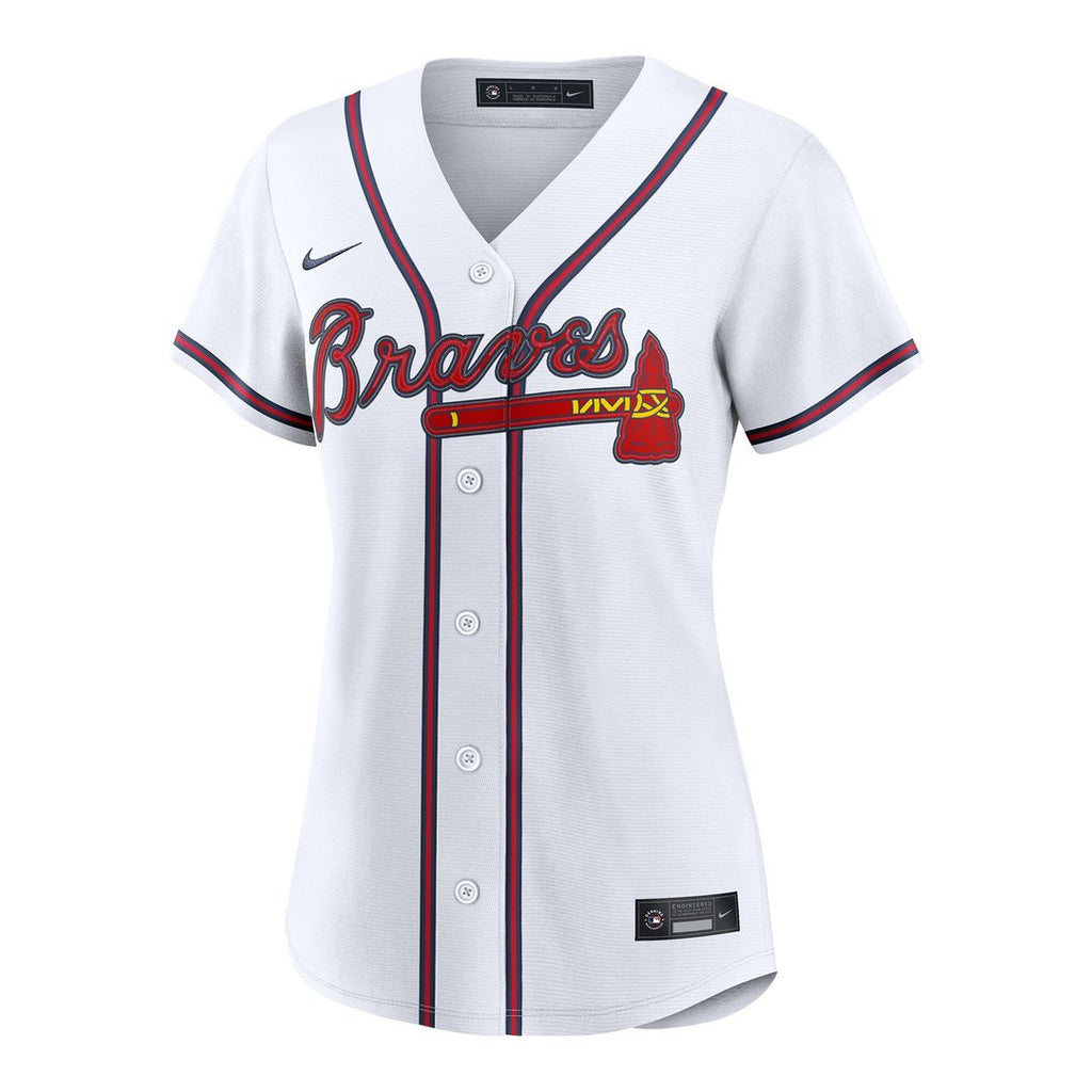 Atlanta Braves Spencer Schwellenbach Nike Women's Home Replica Jersey - White