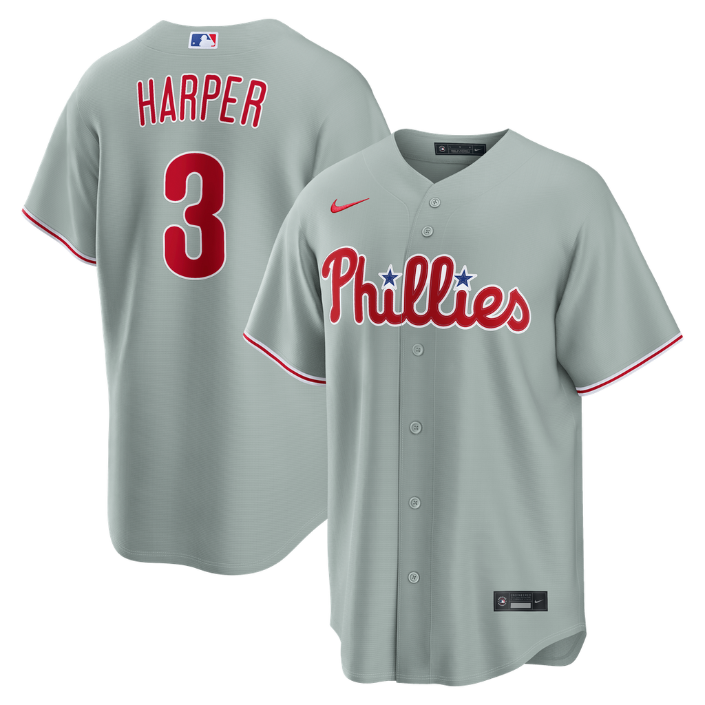Philadelphia Phillies Bryce Harper Nike Alternate Replica Jersey - Light Blue