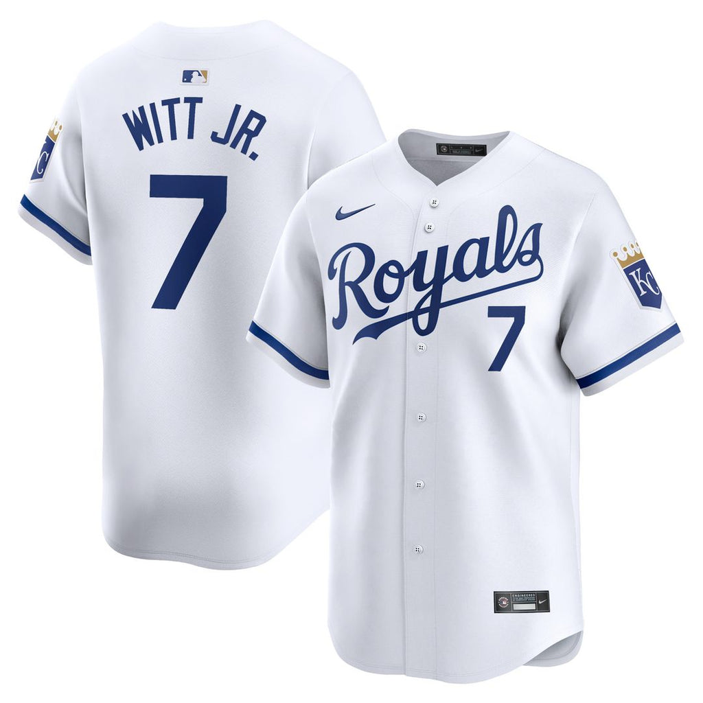 Kansas City Royals Bobby Witt Jr. Nike Home Limited Jersey - White