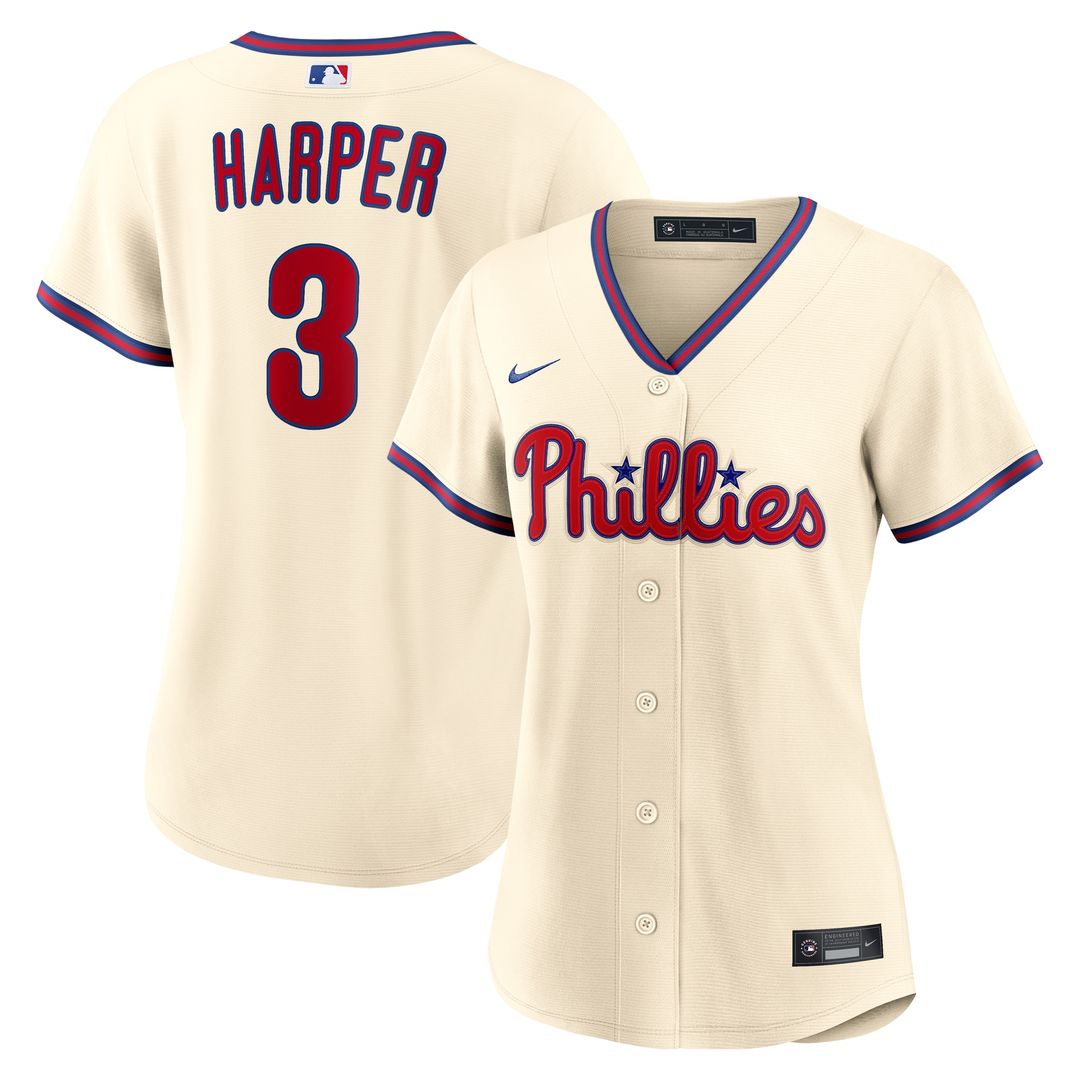 Philadelphia Phillies Bryce Harper Nike Women's Home Replica Jersey - White