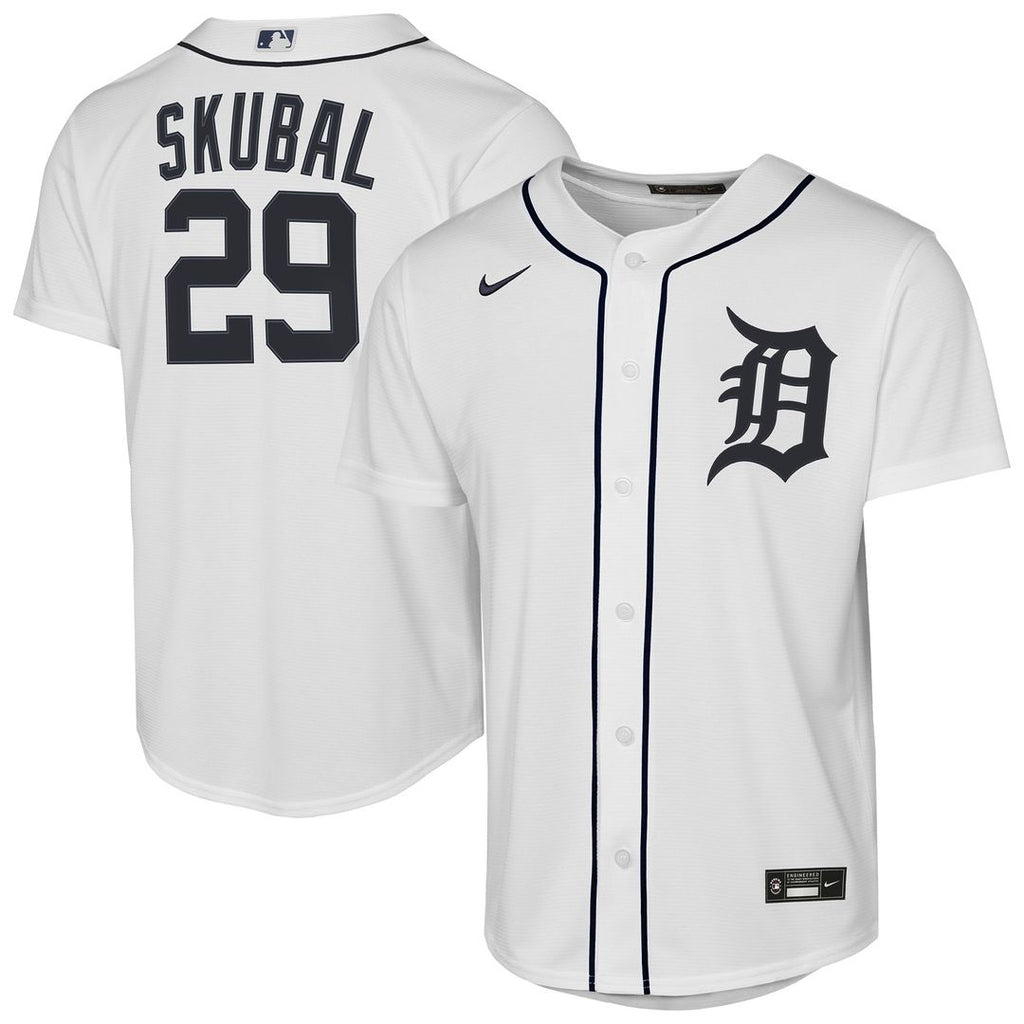Detroit Tigers Tarik Skubal Nike Youth Home Replica Jersey - White