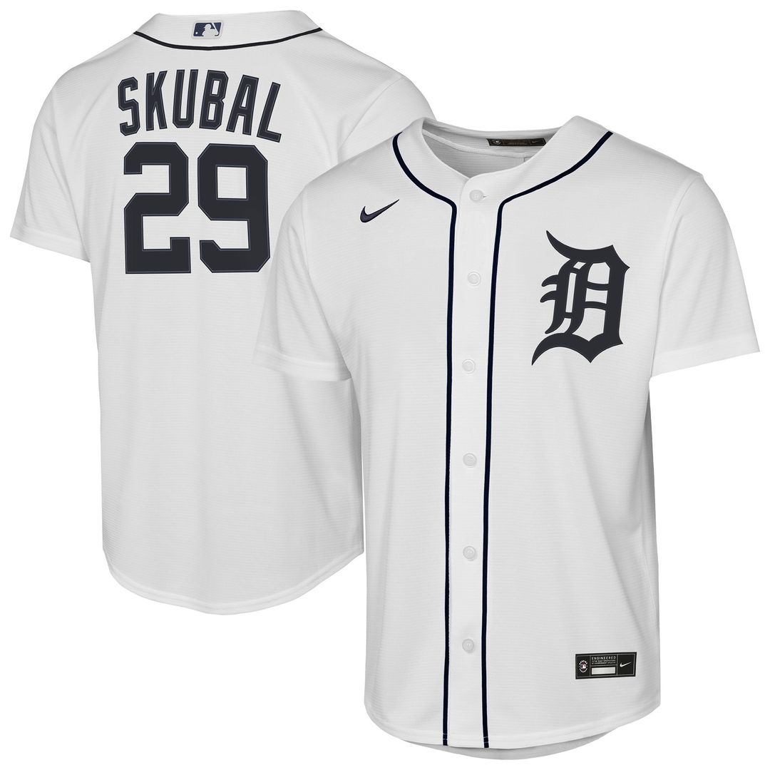 Detroit Tigers Tarik Skubal Nike Youth Home Replica Jersey - White