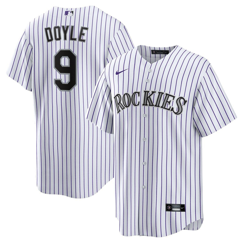 Colorado Rockies Brenton Doyle Nike Youth Home Replica Jersey - White