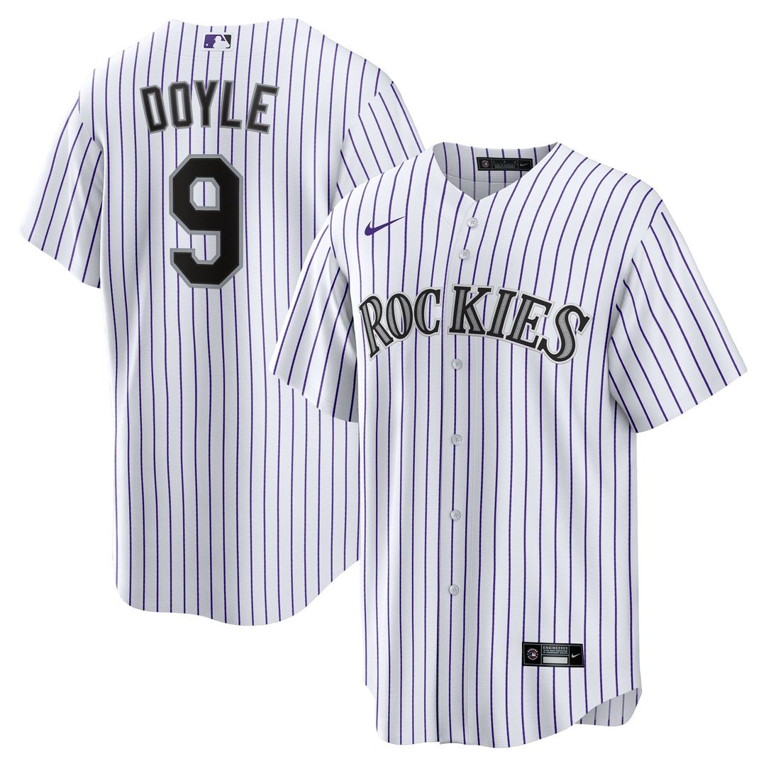 Colorado Rockies Brenton Doyle Nike Youth Home Replica Jersey - White