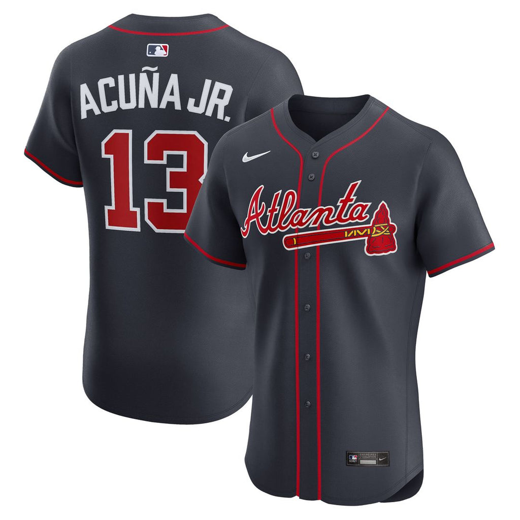 Atlanta Braves Ronald Acuña Jr. Nike Home Elite Jersey - White