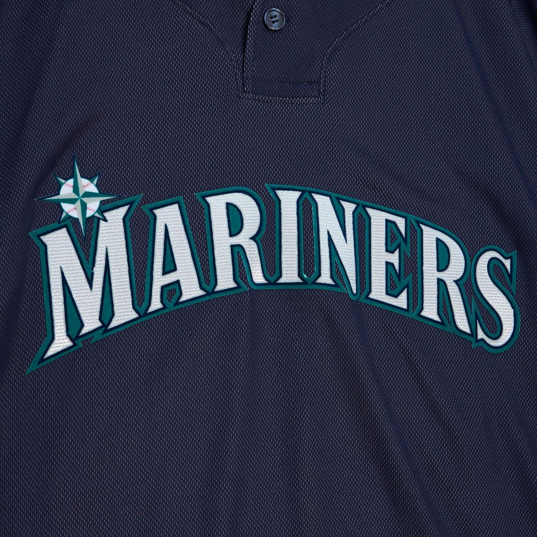 Seattle Mariners Ichiro Suzuki Mitchell & Ness Big & Tall Cooperstown Mesh Batting Practice Jersey - Navy
