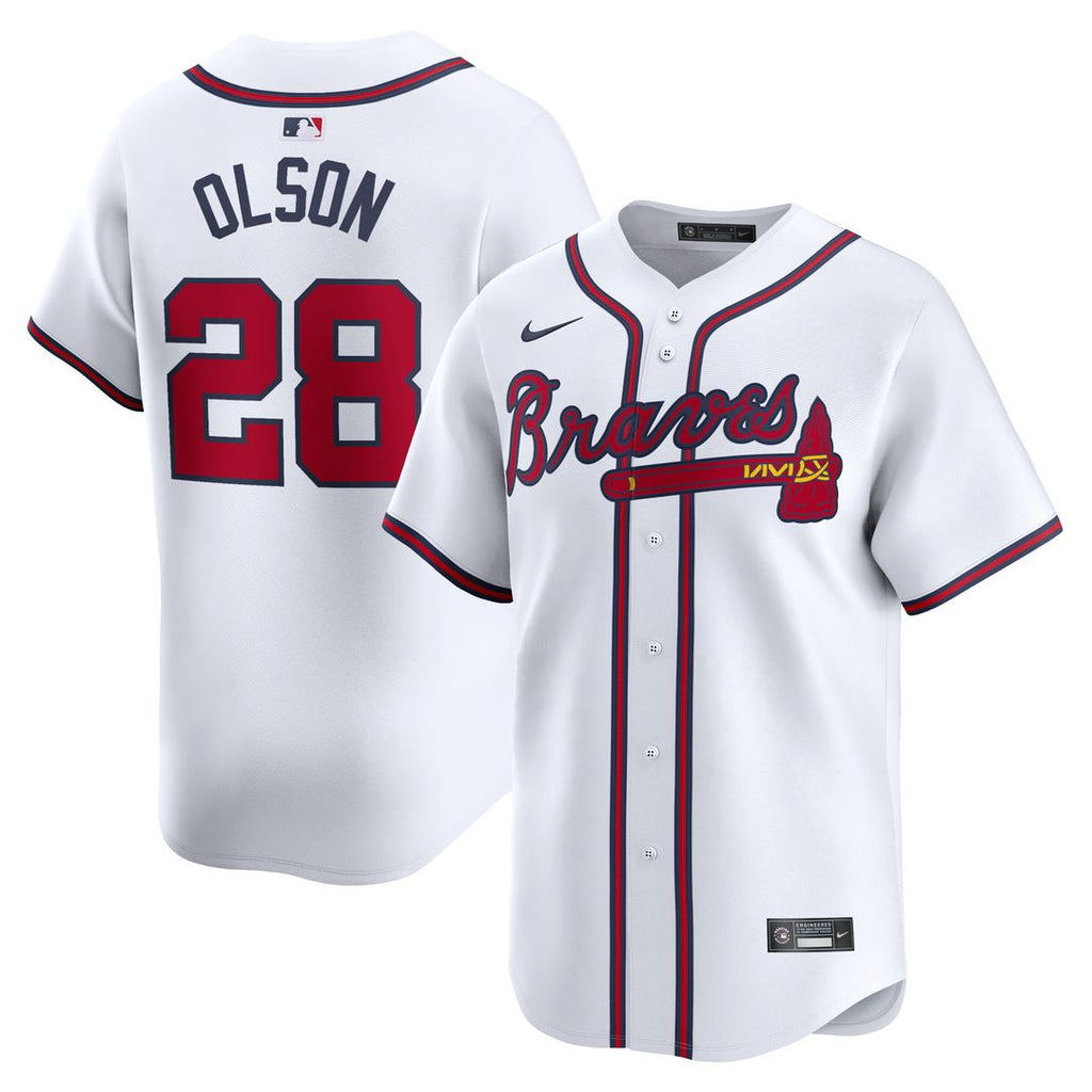 Atlanta Braves Matt Olson Nike Home Limited Jersey - White
